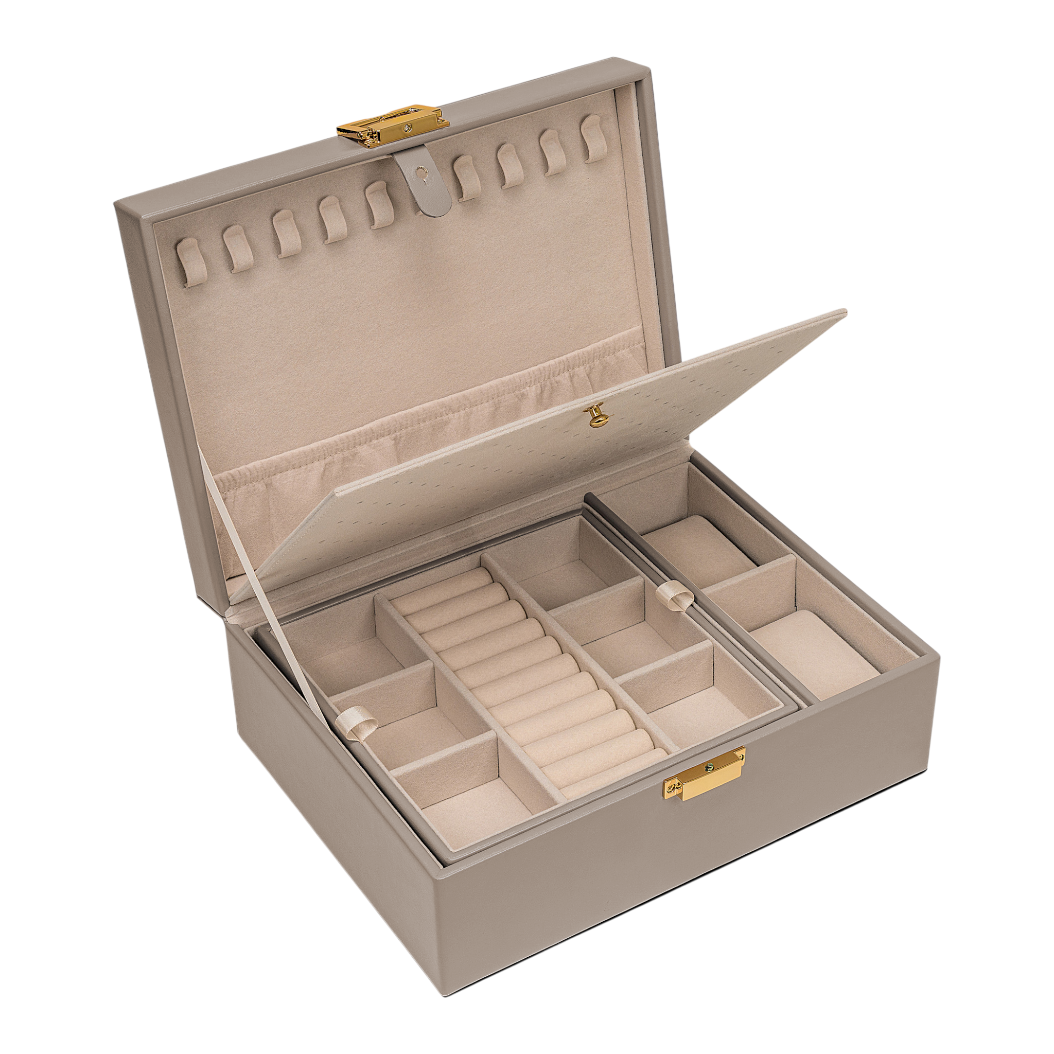 Charmbox mit 1 herausnehmbaren Einsatz essentials / beige