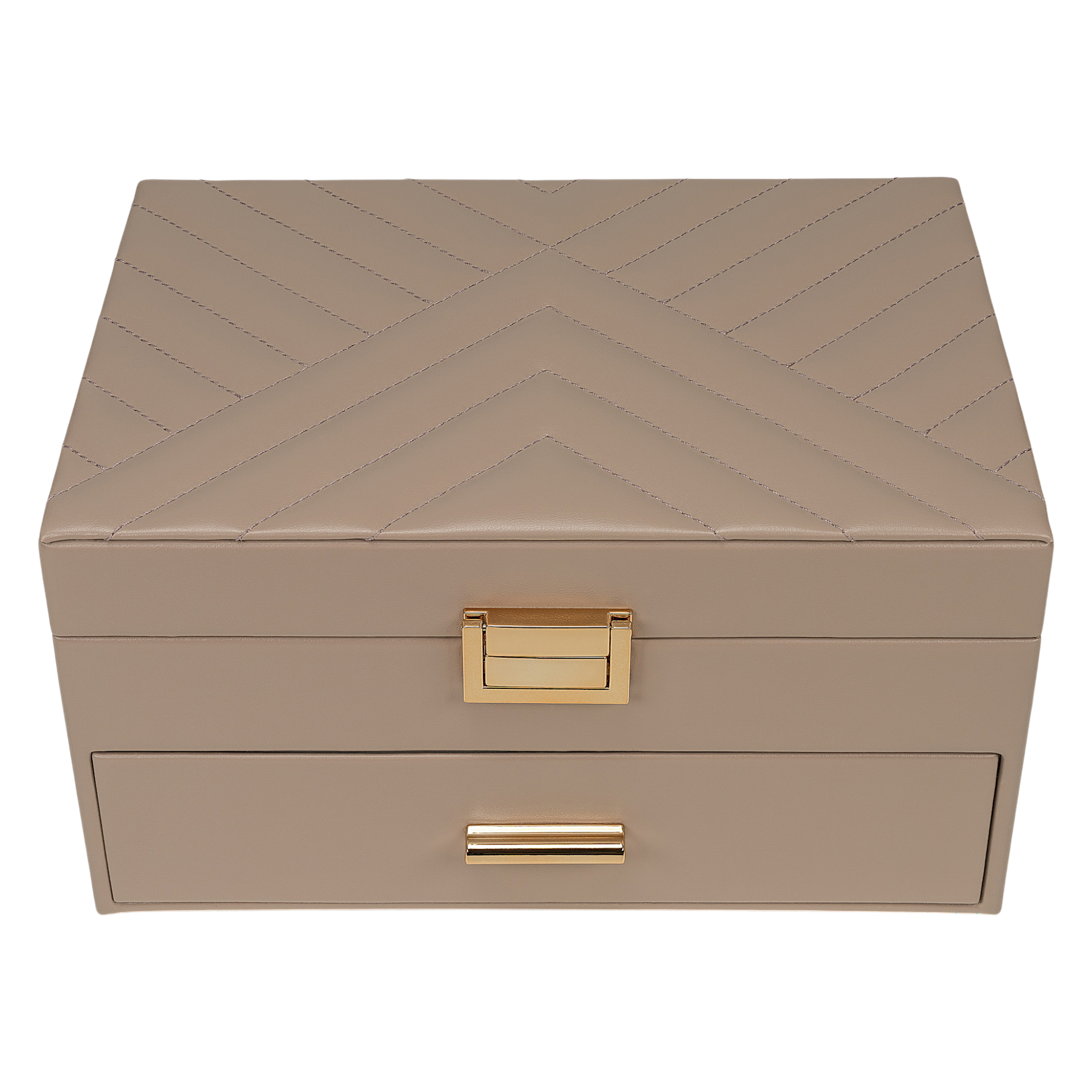 Schmuckkoffer mit Reiseetui essentials / beige