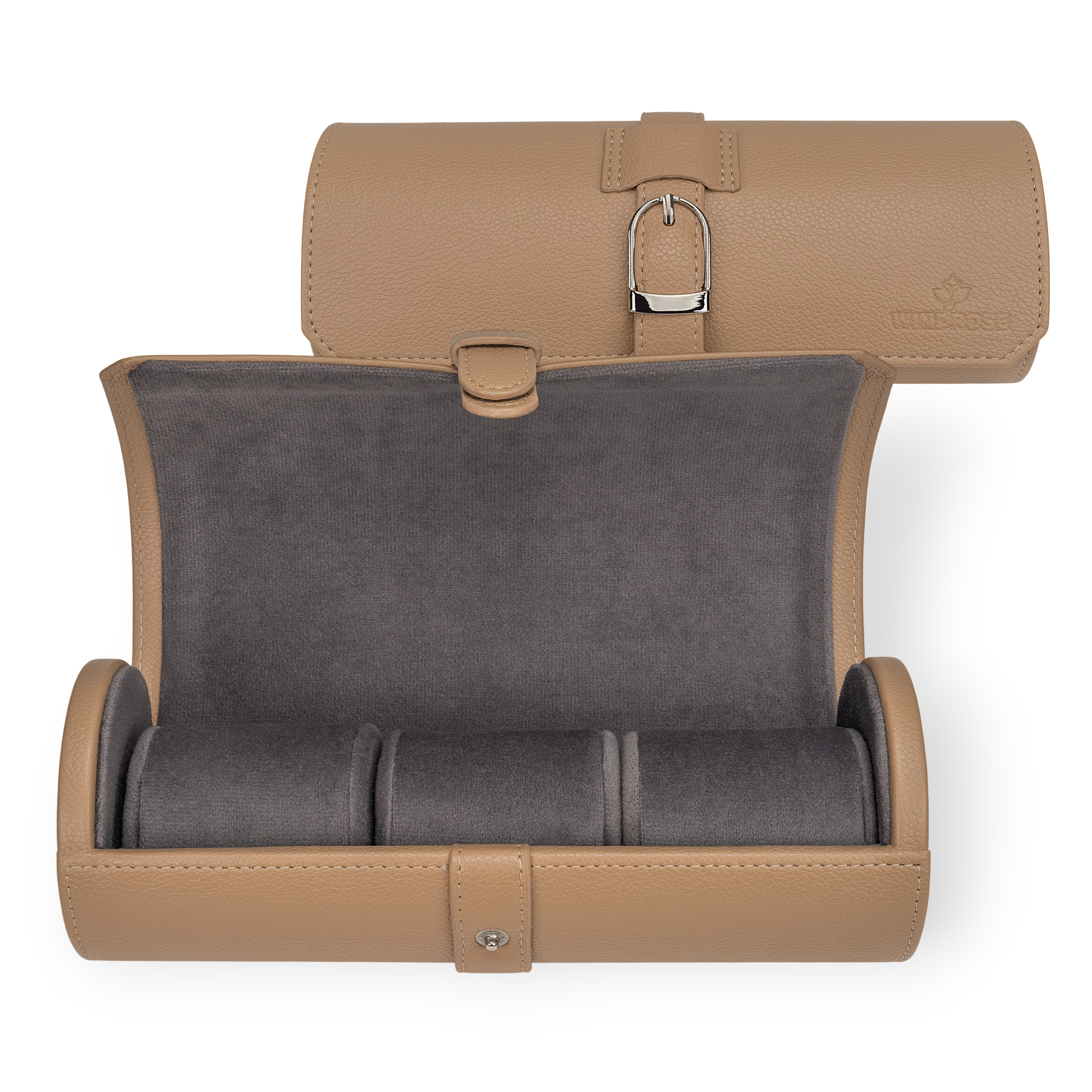 Uhrenetui für 3 Uhren Marvella / camel