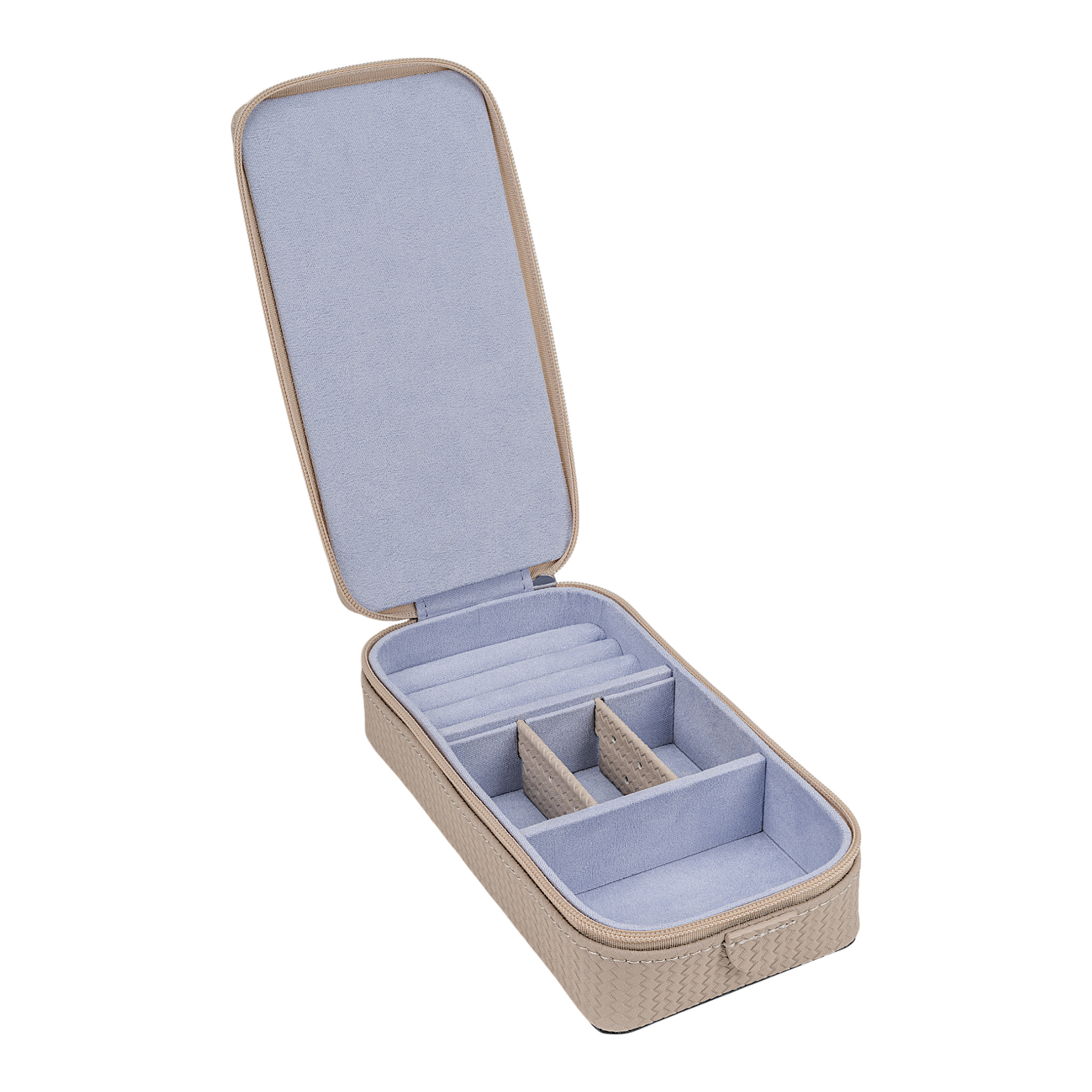 Schmuckkoffer M mit Einsatz Corbello / taupe