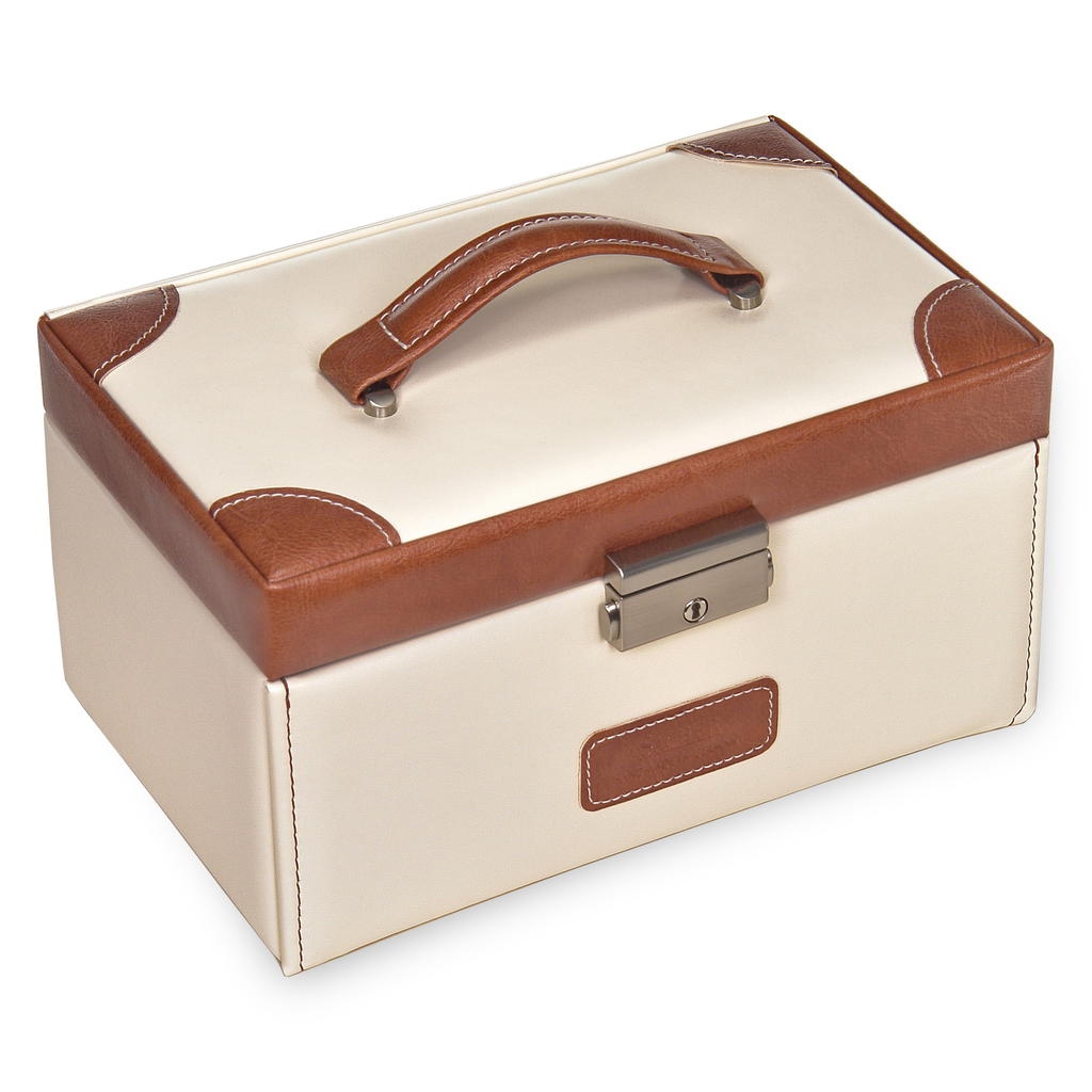 Jewellery box Elly travel / cream