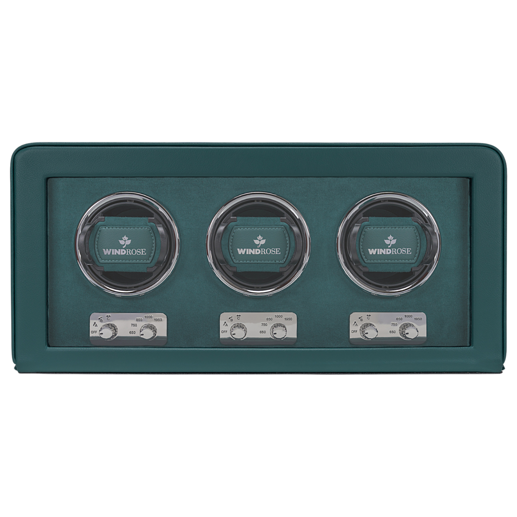 Uhrenbeweger 3 Uhren Noblesse / petrol