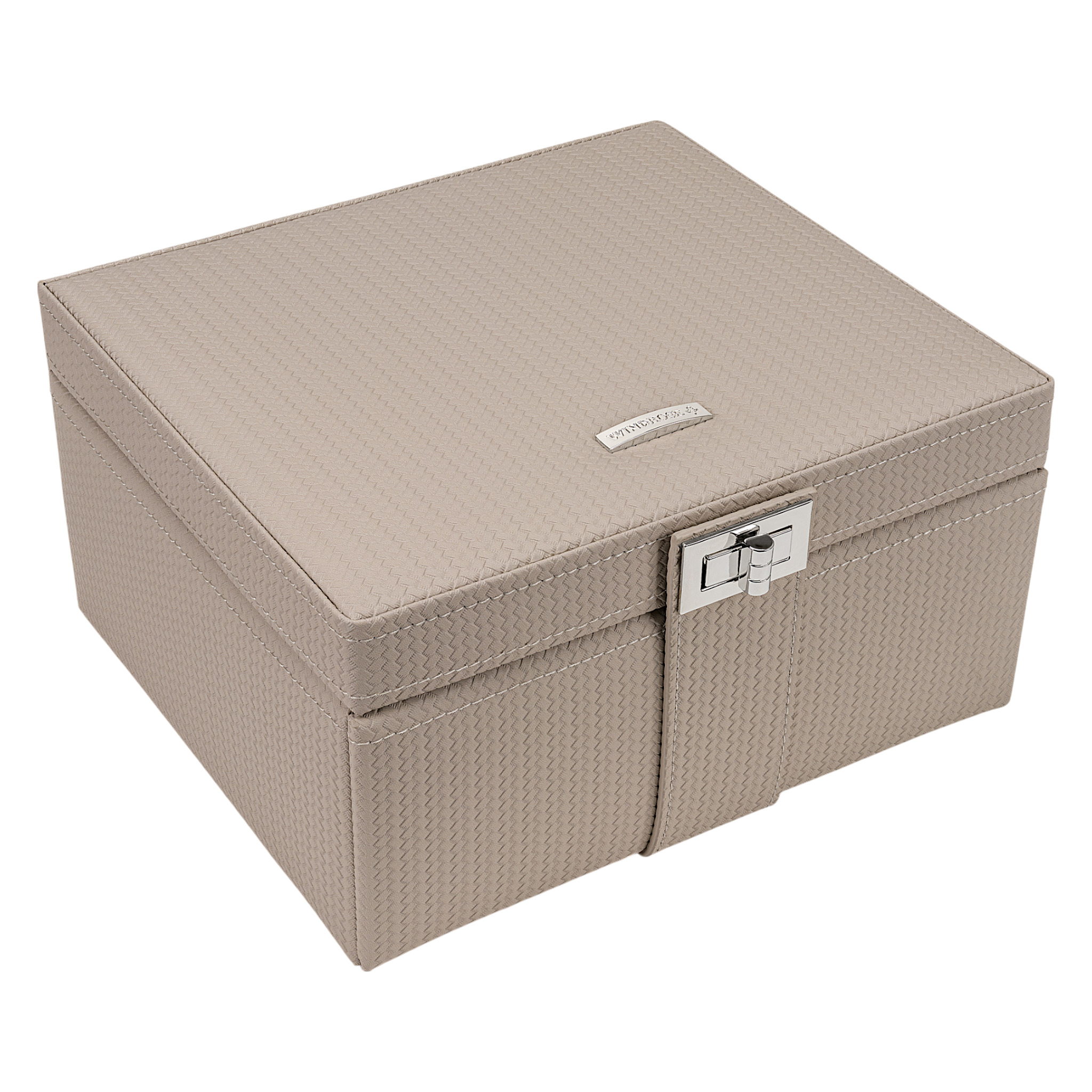 Schmuckkoffer M mit Einsatz Corbello / taupe