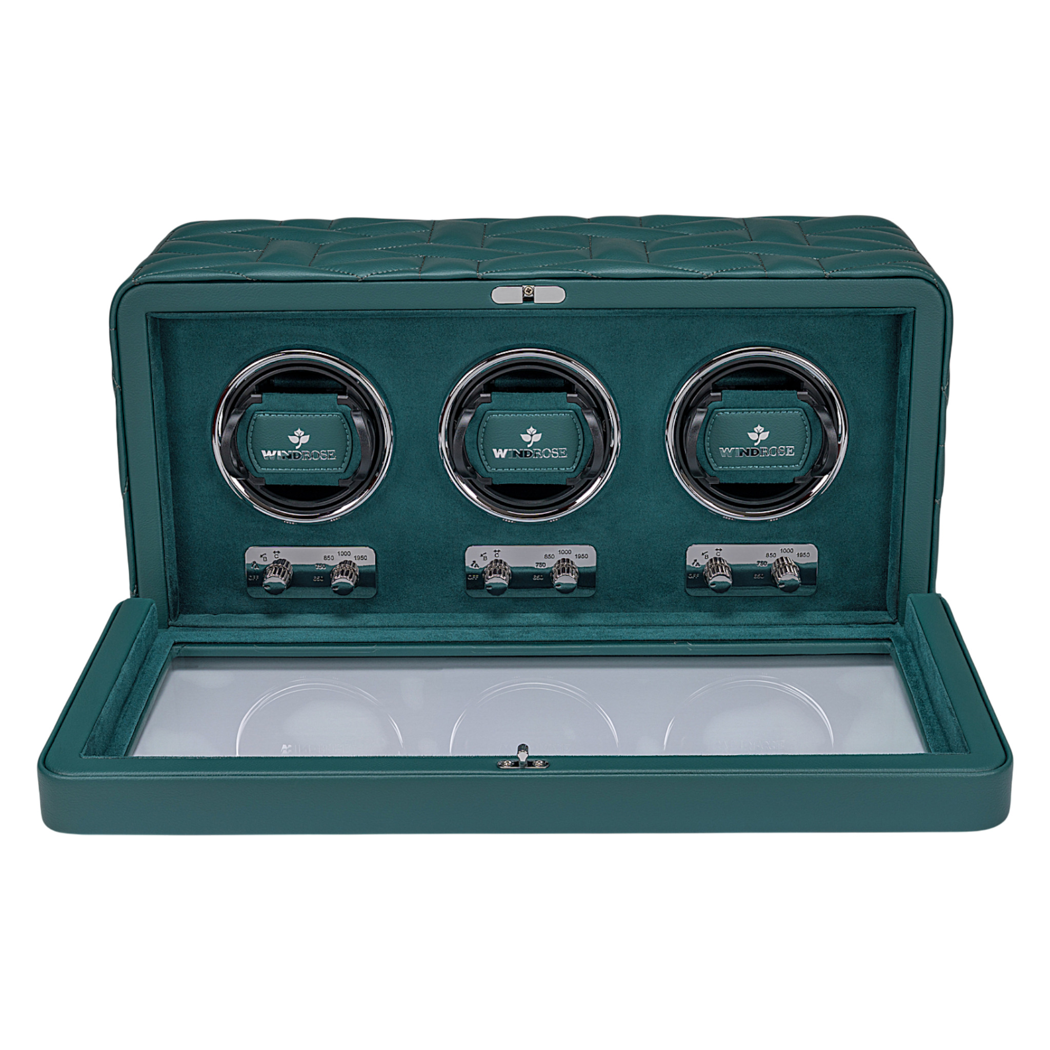 Uhrenbeweger 3 Uhren Noblesse / petrol