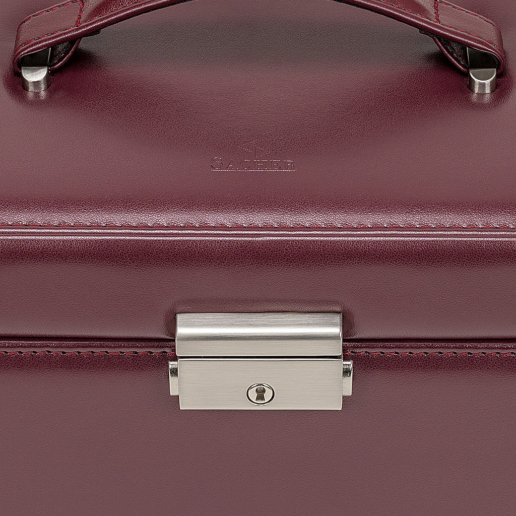 Schmuckkasten Ina florage / bordeaux