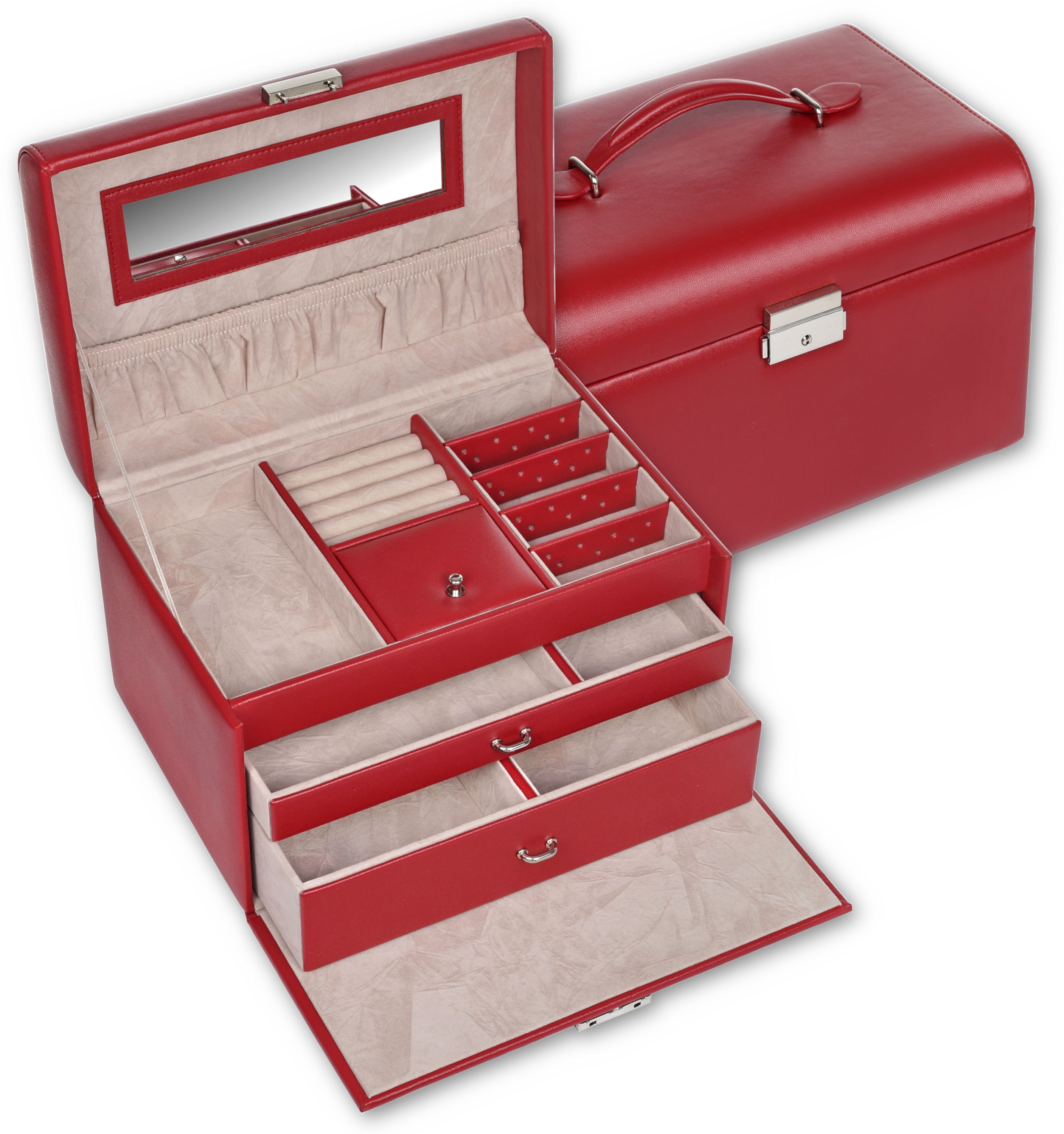 Jewellery box Sarah standard / red