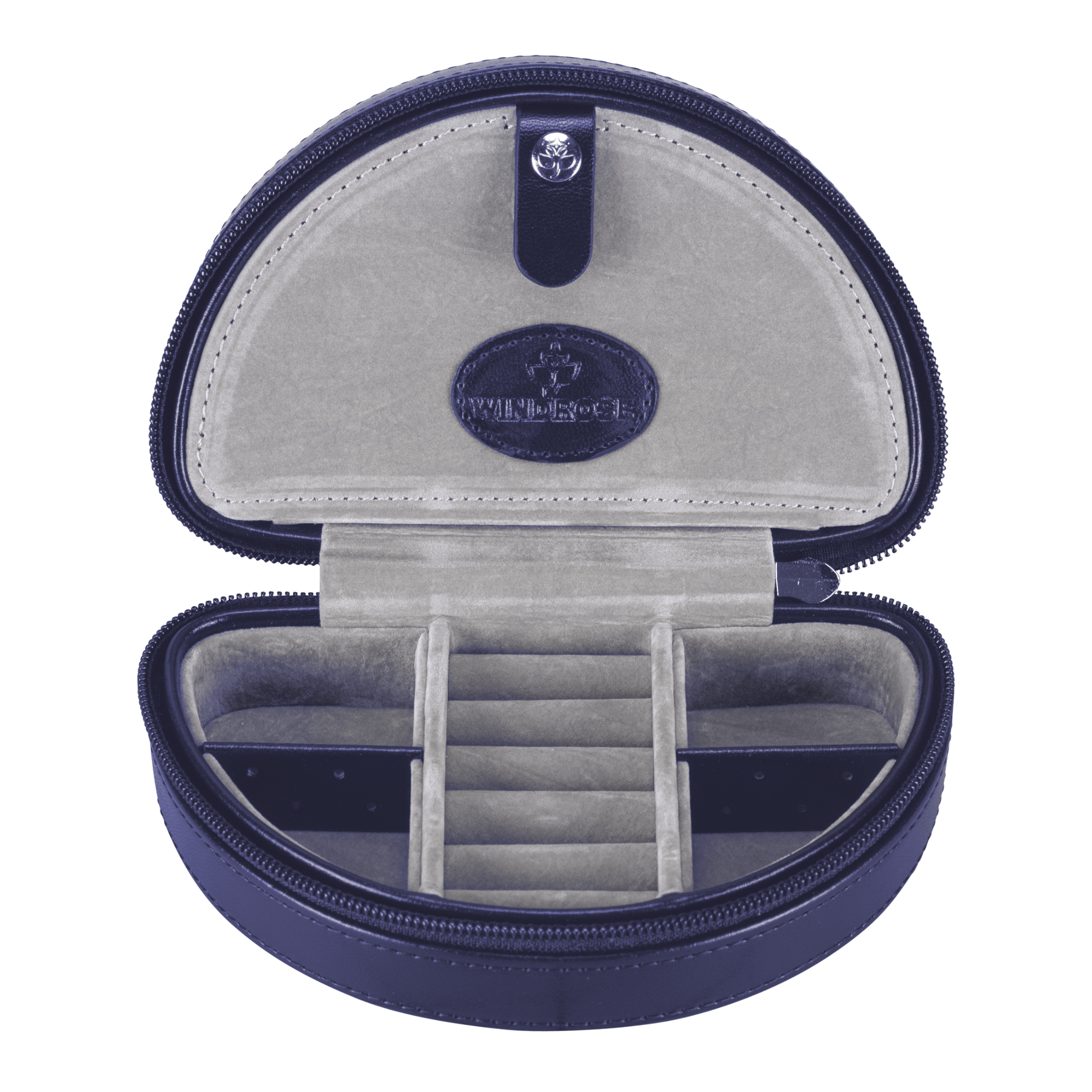 Small jewellery case with zip Merino Moda / dark blue