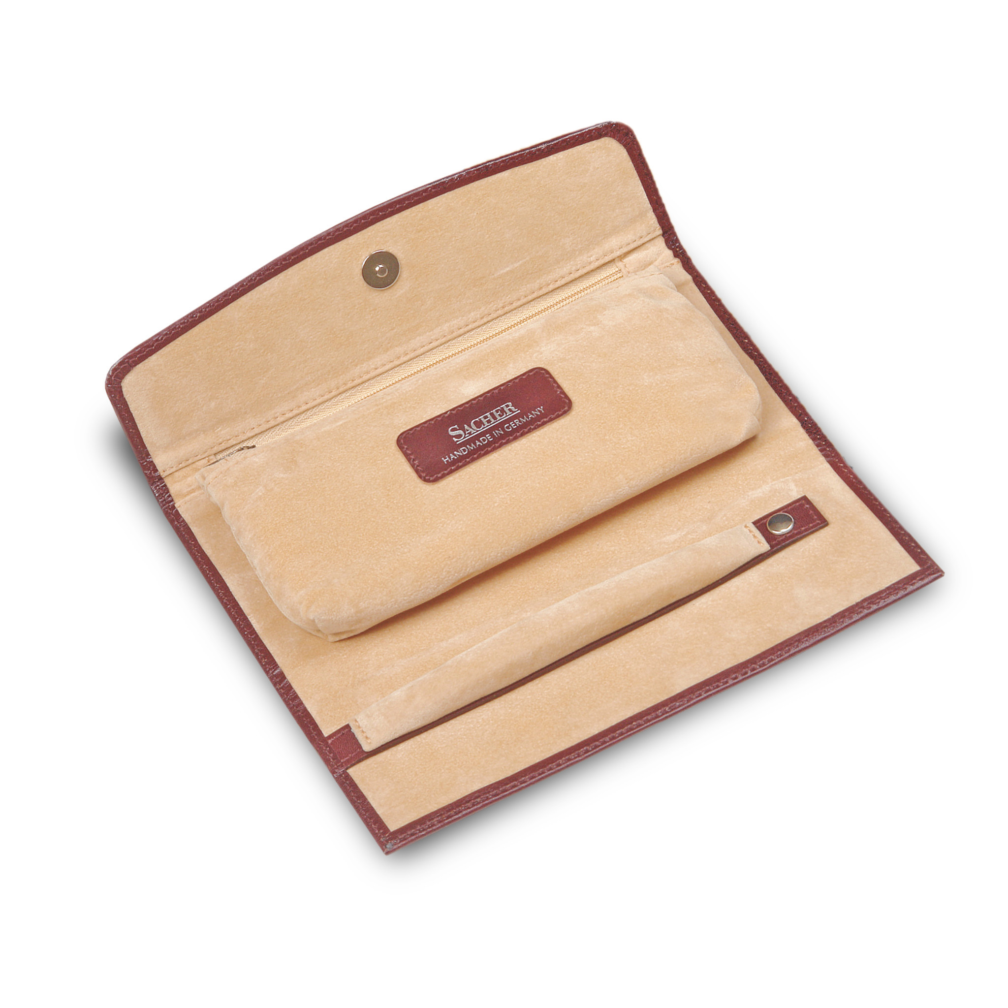 Juwelenrol new classic / bordeaux (volledig koeienhuid)