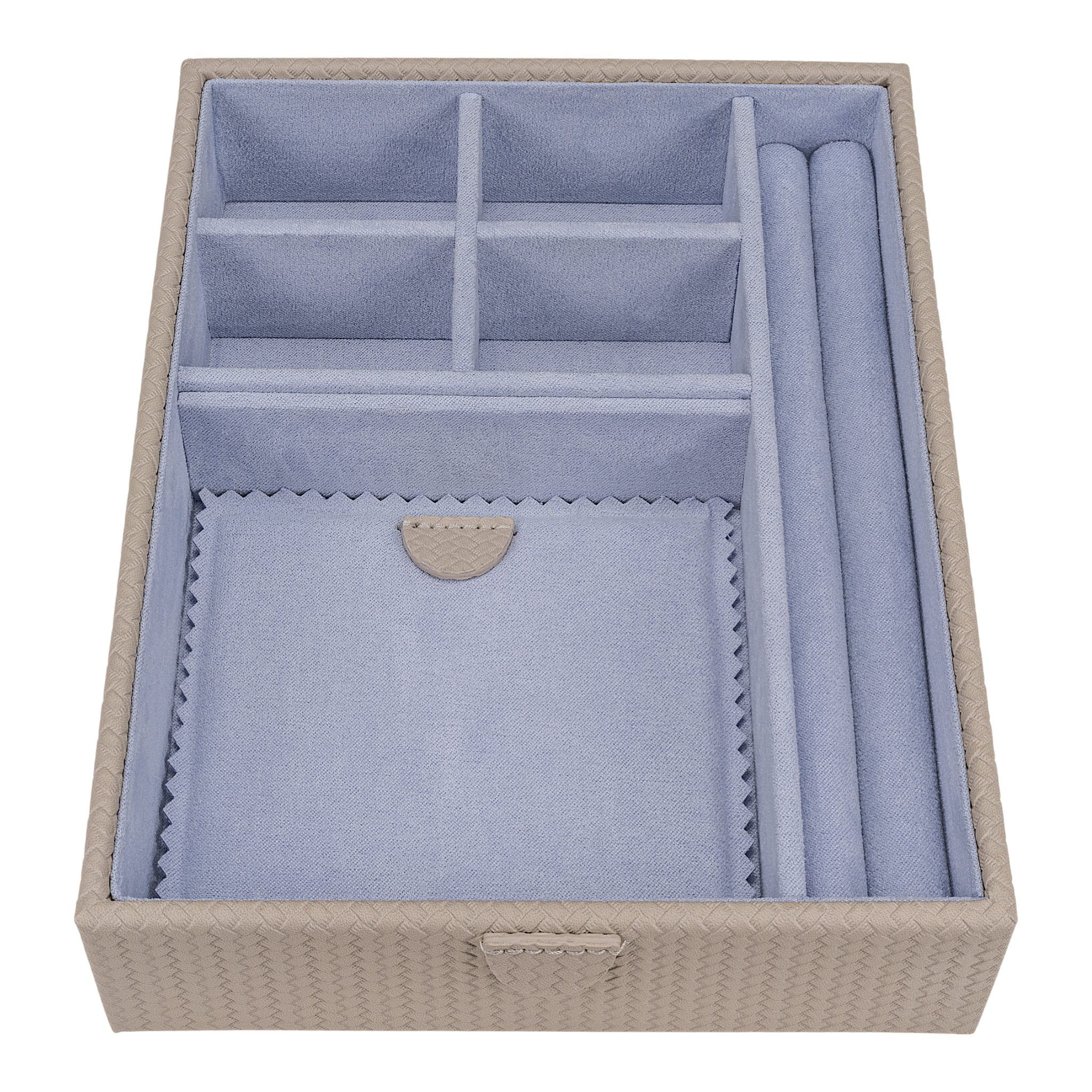 Schmuckkoffer L mit Einsatz Corbello / taupe