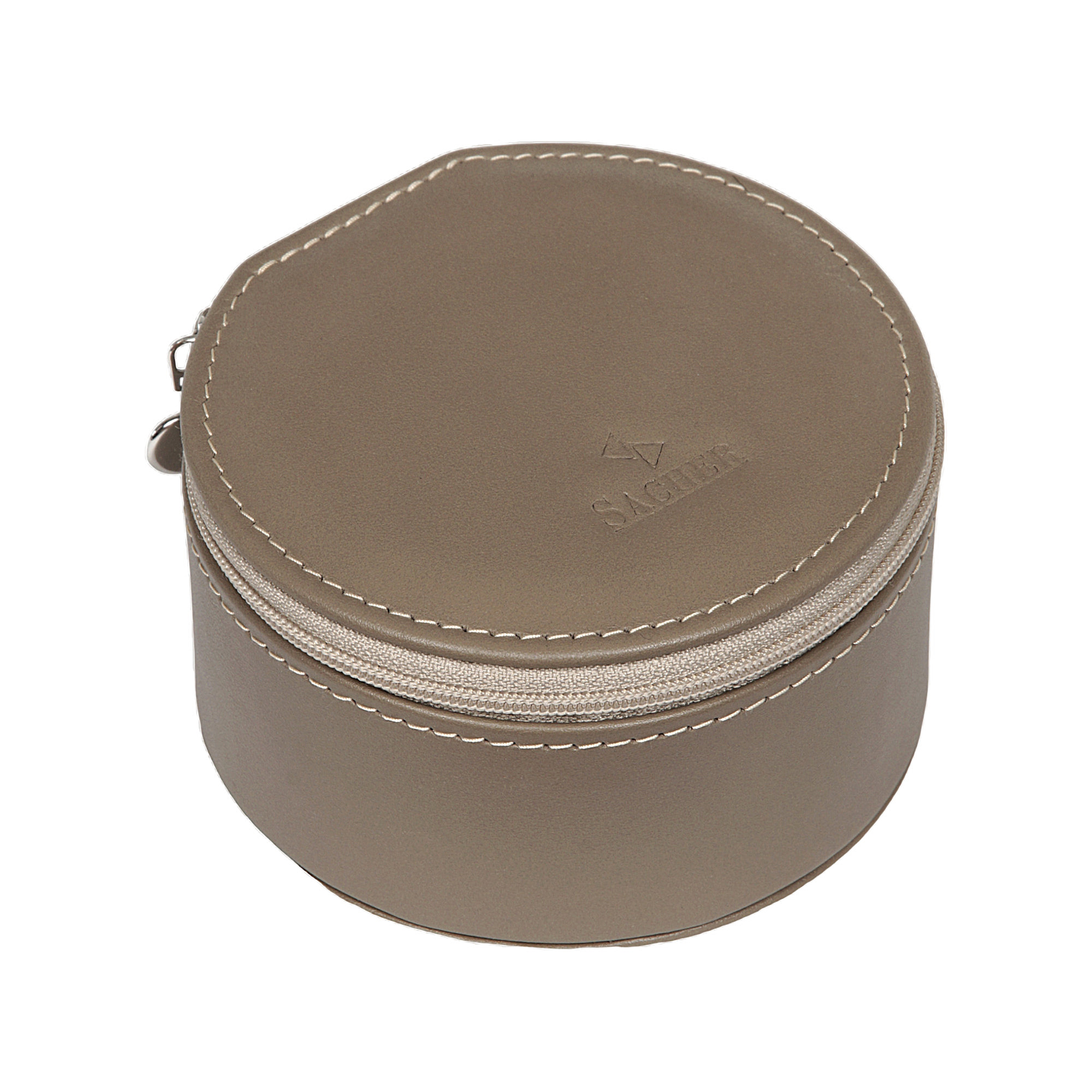 Schmuckbox Betsy nature / taupe (Leder) 