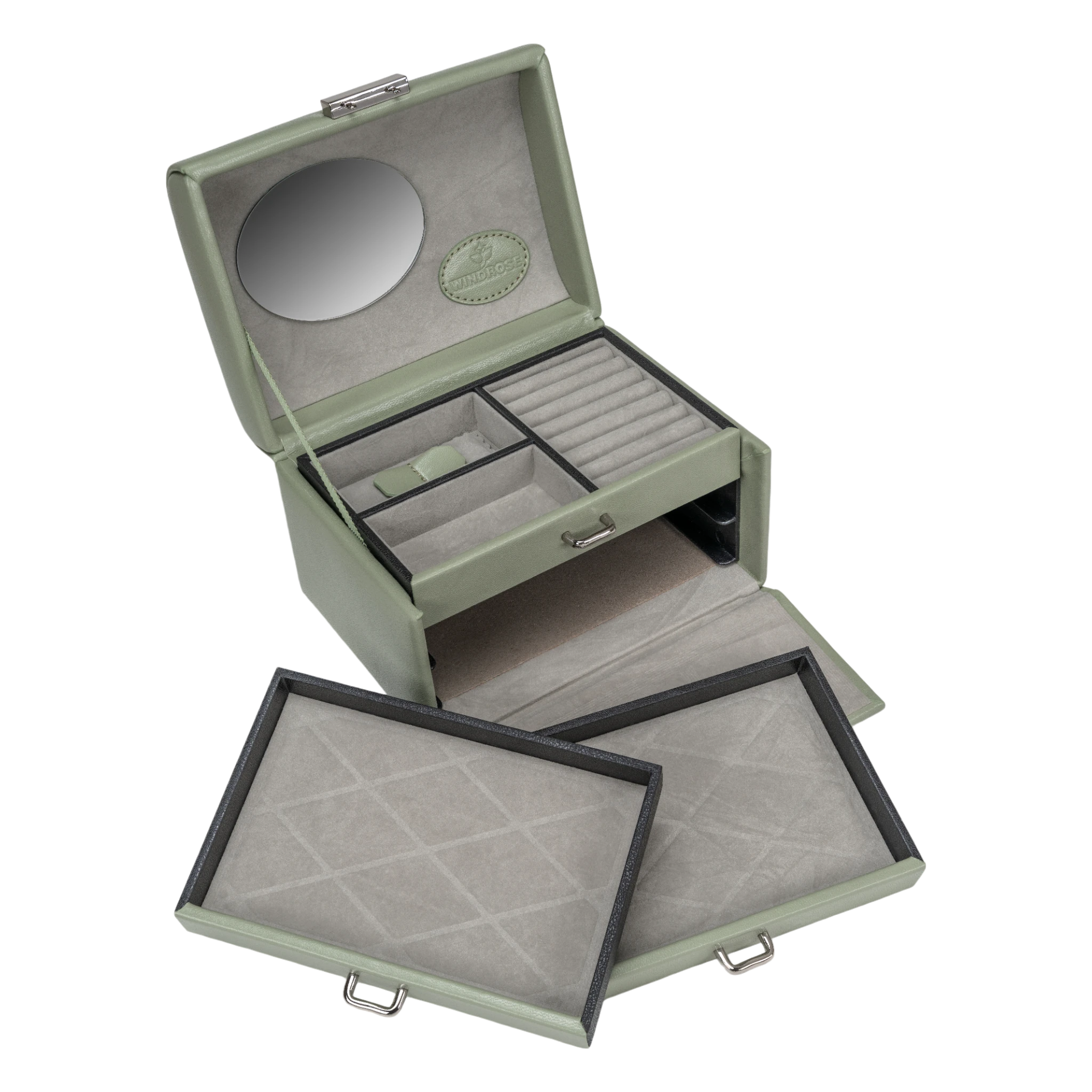 small jewellery case Merino Moda / sage