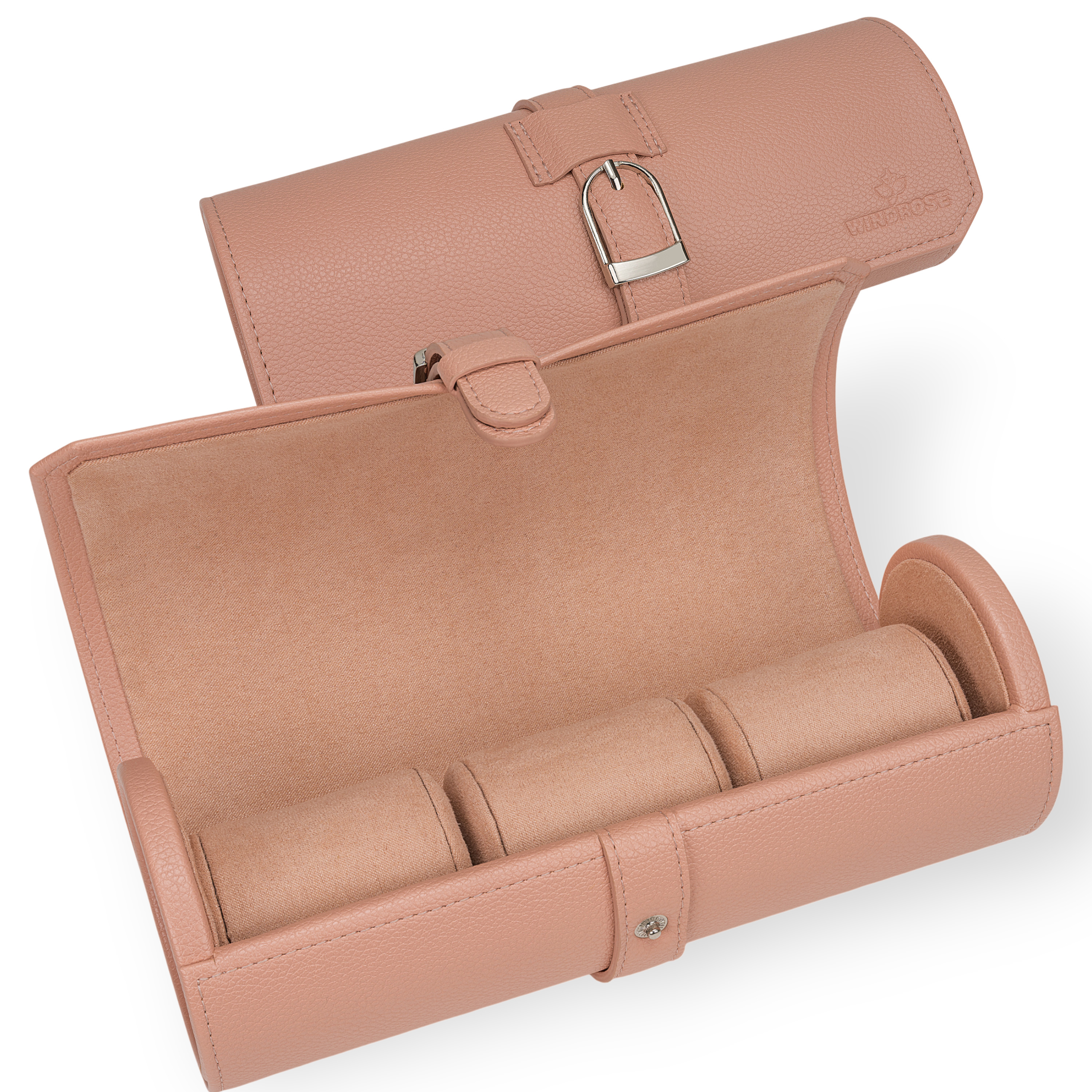 Uhrenetui für 3 Uhren Marvella / rosé