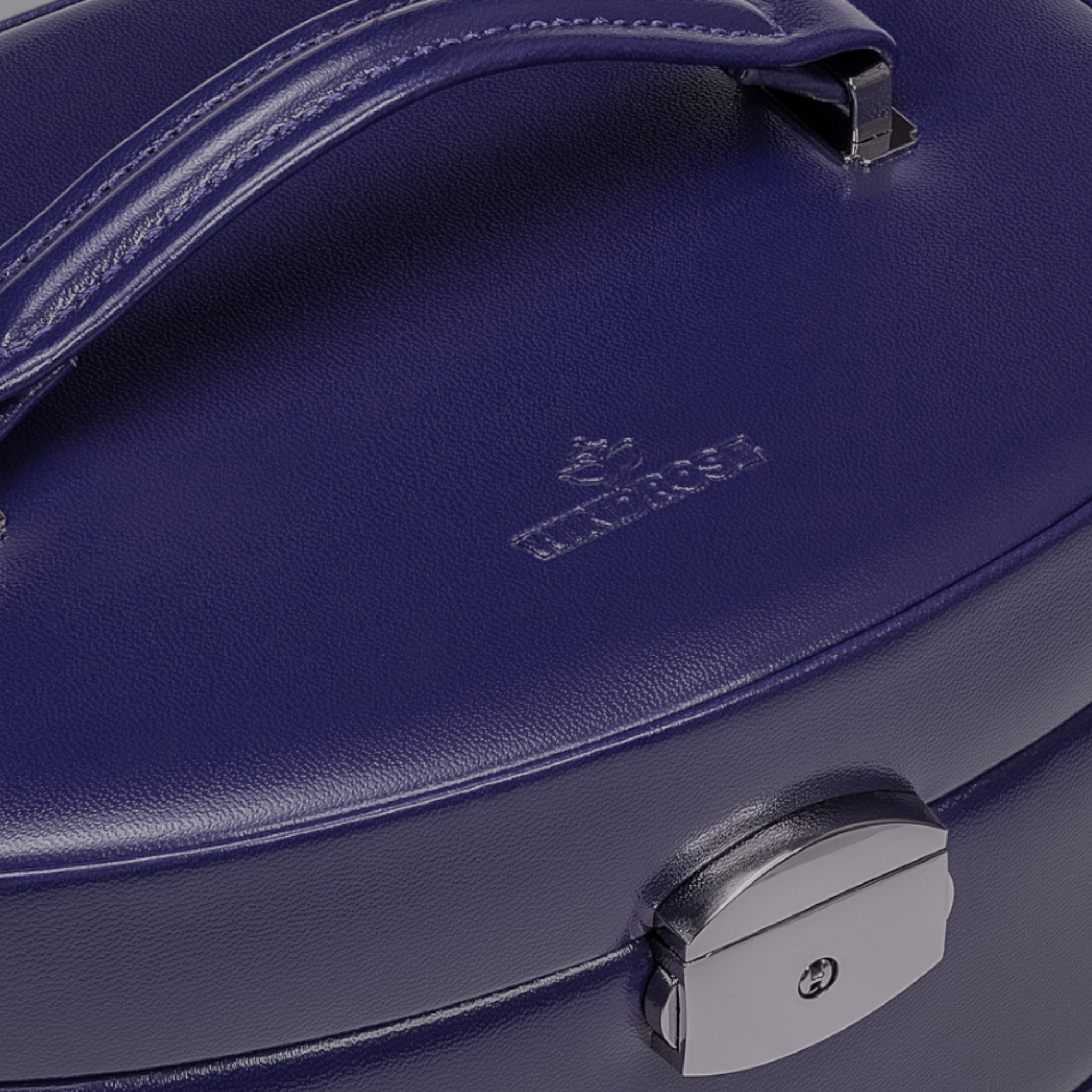 Automatic jewellery case with travel insert Merino Moda / dark blue Automatic jewellery case with travel insert Merino Moda / dark blue