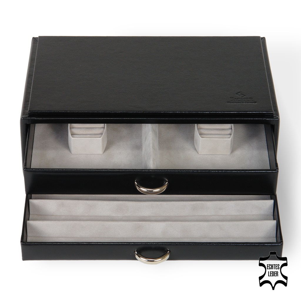 Module standard VARIO set de bijoux vario / noir (cuir) 