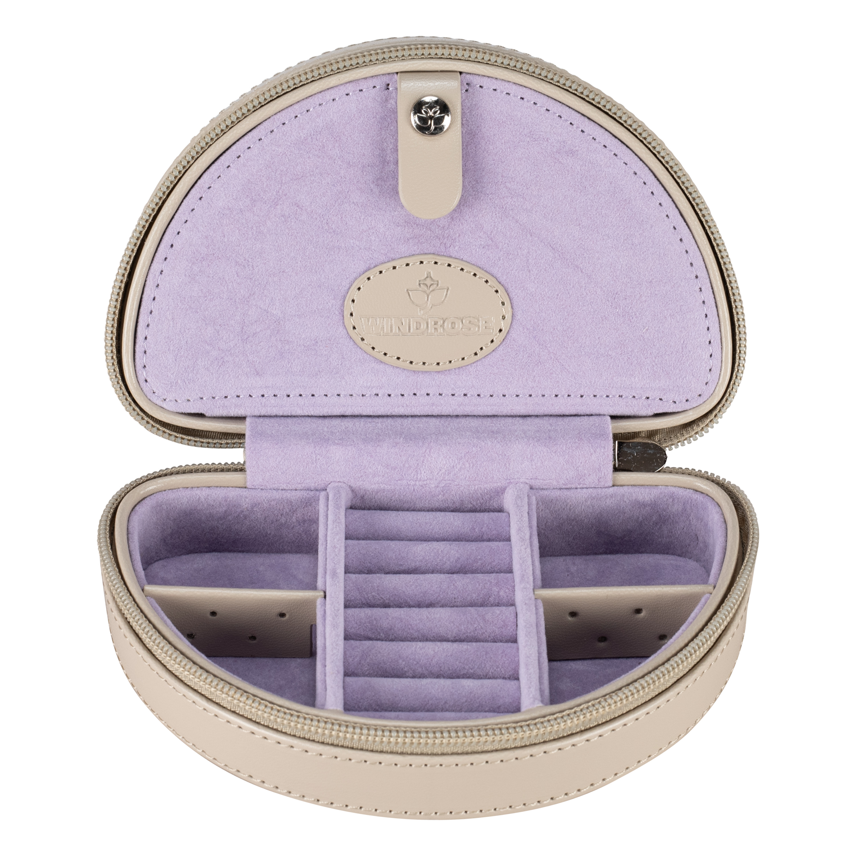 Small jewellery case with zip Merino Moda / beige