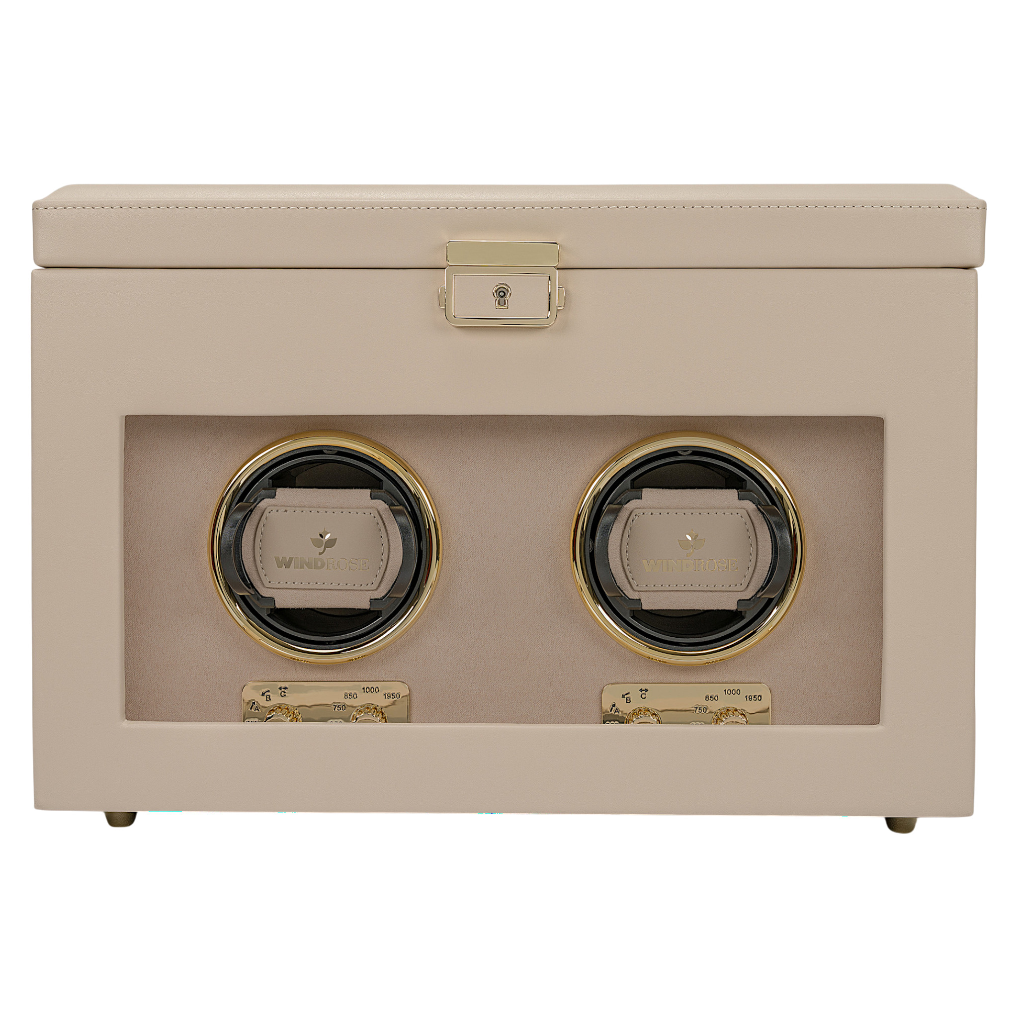 Uhrenbeweger 2 Uhren luxora / beige