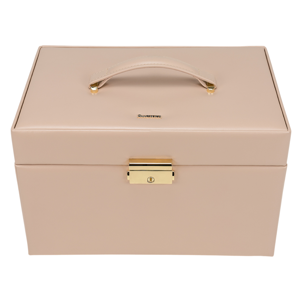 Schmuckkasten Karen pastello / beige (Leder) 