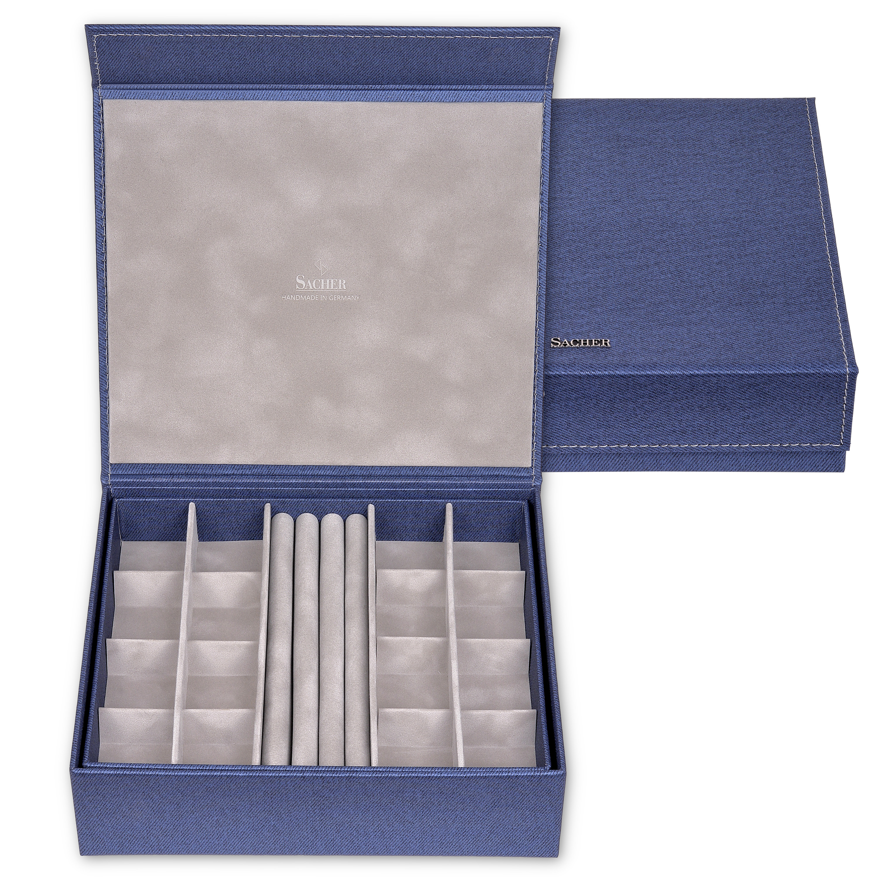 Nora jewellery box denim / blue