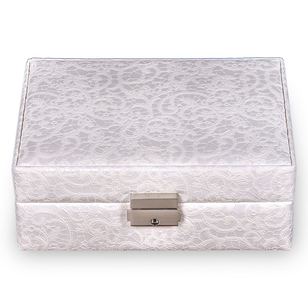 Coffret à bijoux Britta tulle / blanc