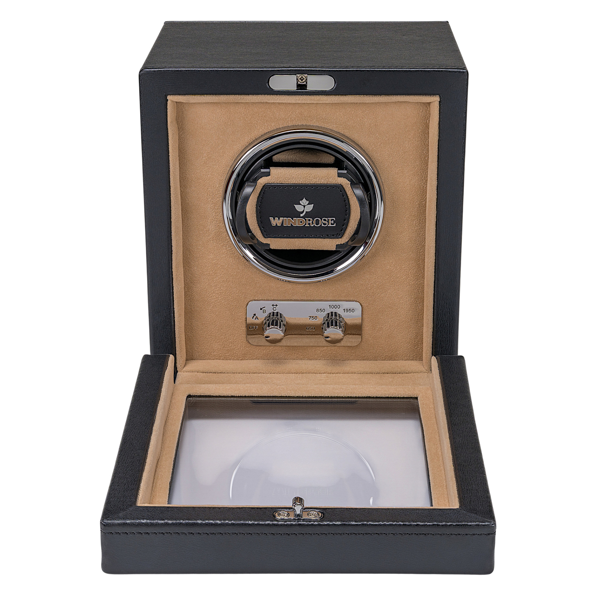 Uhrenbeweger 1 Uhr ambiance / schwarz (Leder) 