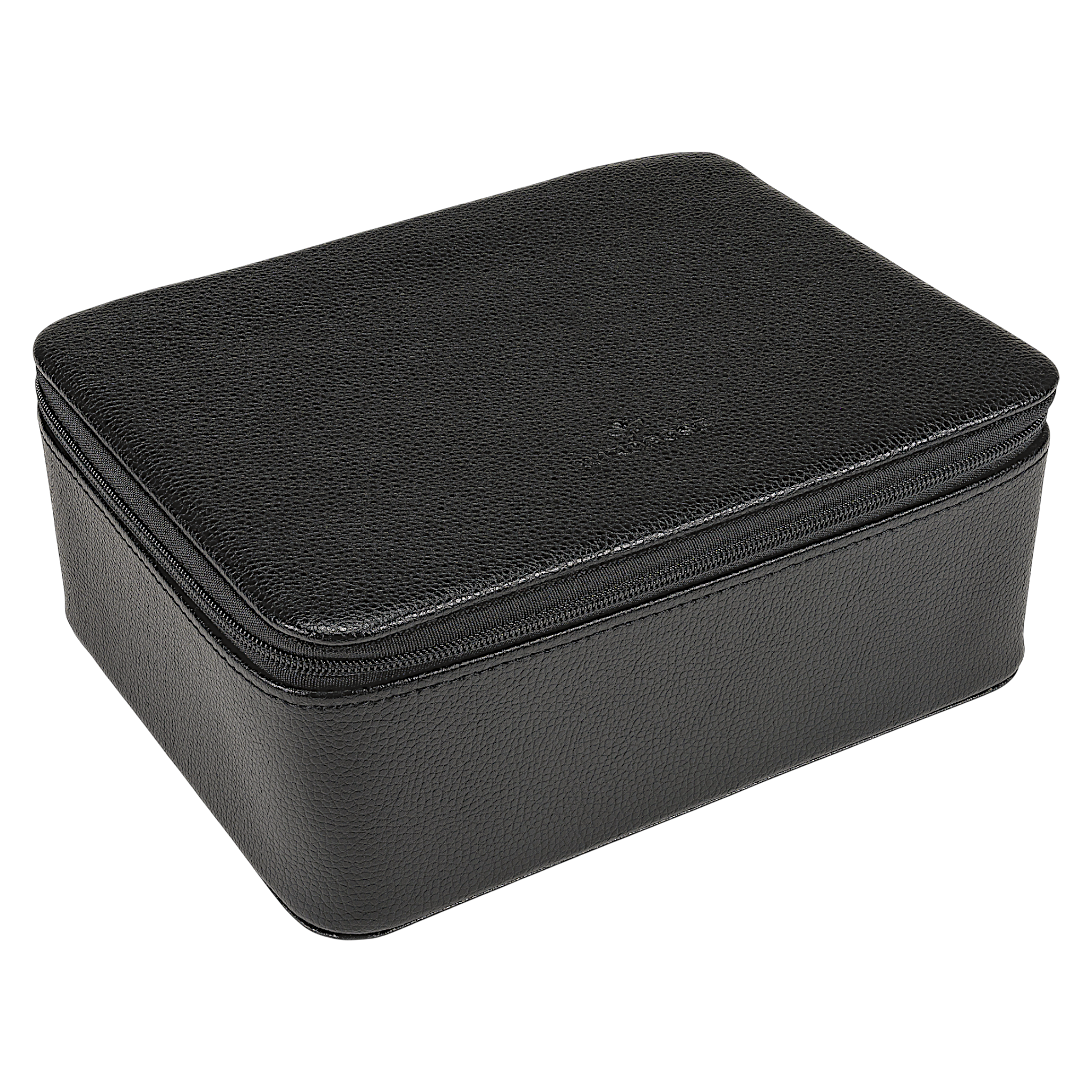 Uhrenkassette Beluga / schwarz (Leder) 