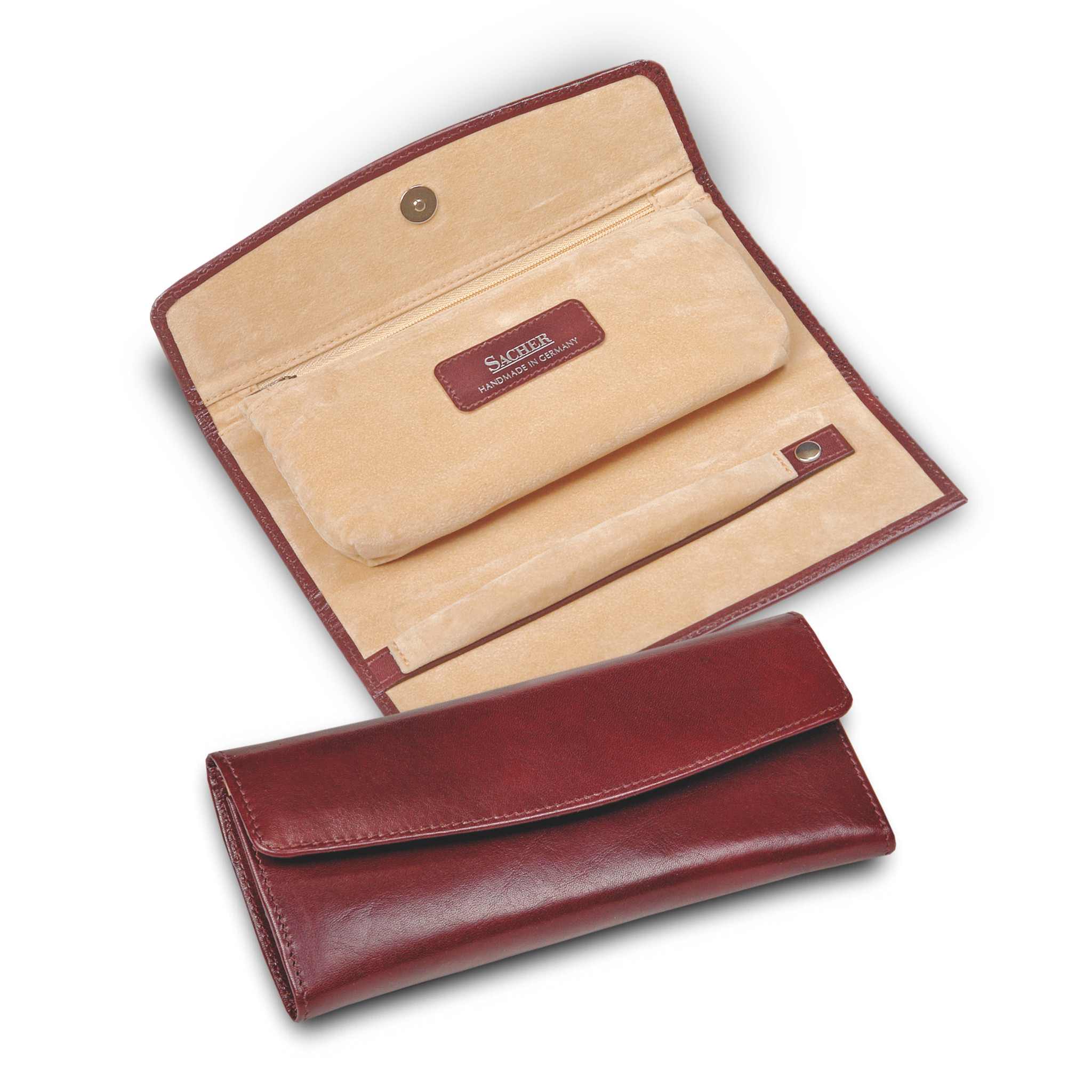 Jewellery roll new classic / bordeaux (full cowhide) 