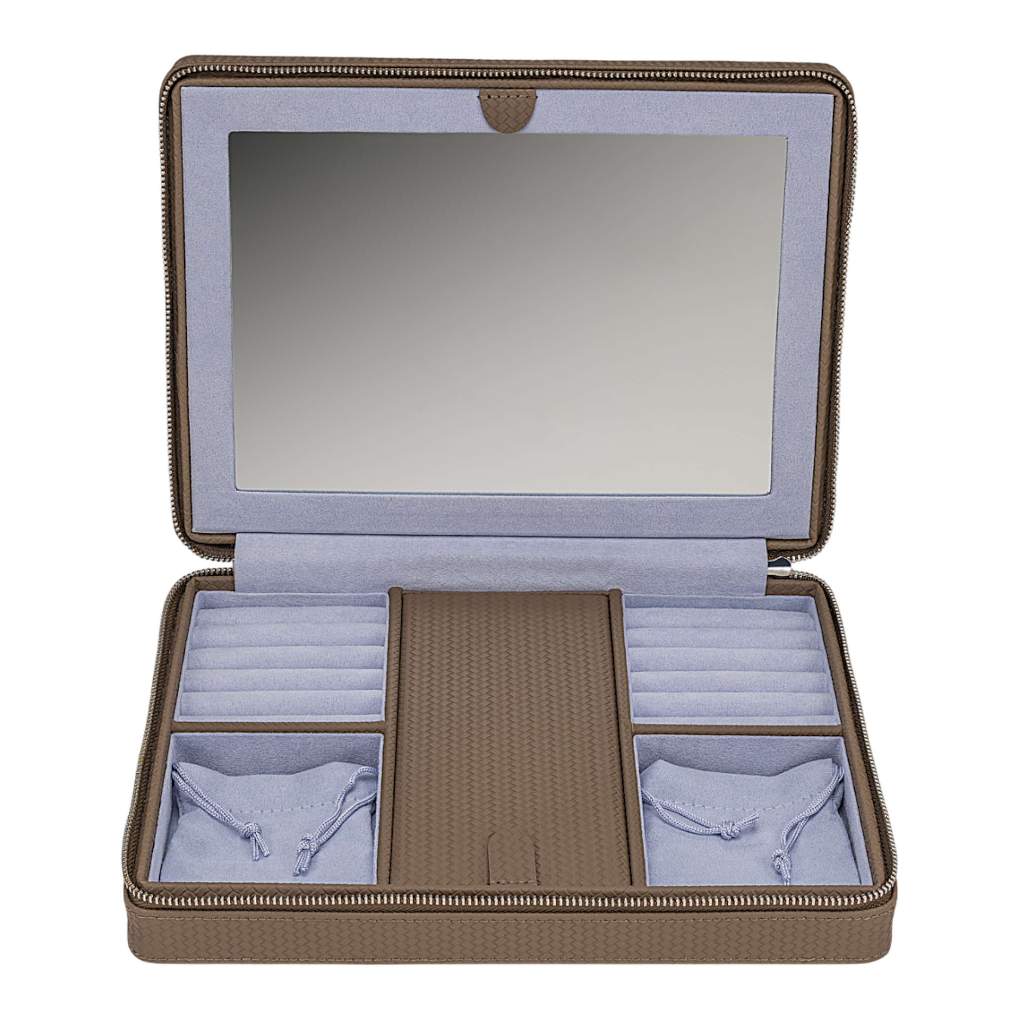Reissverschluss Schmuckbox corbello / mocca