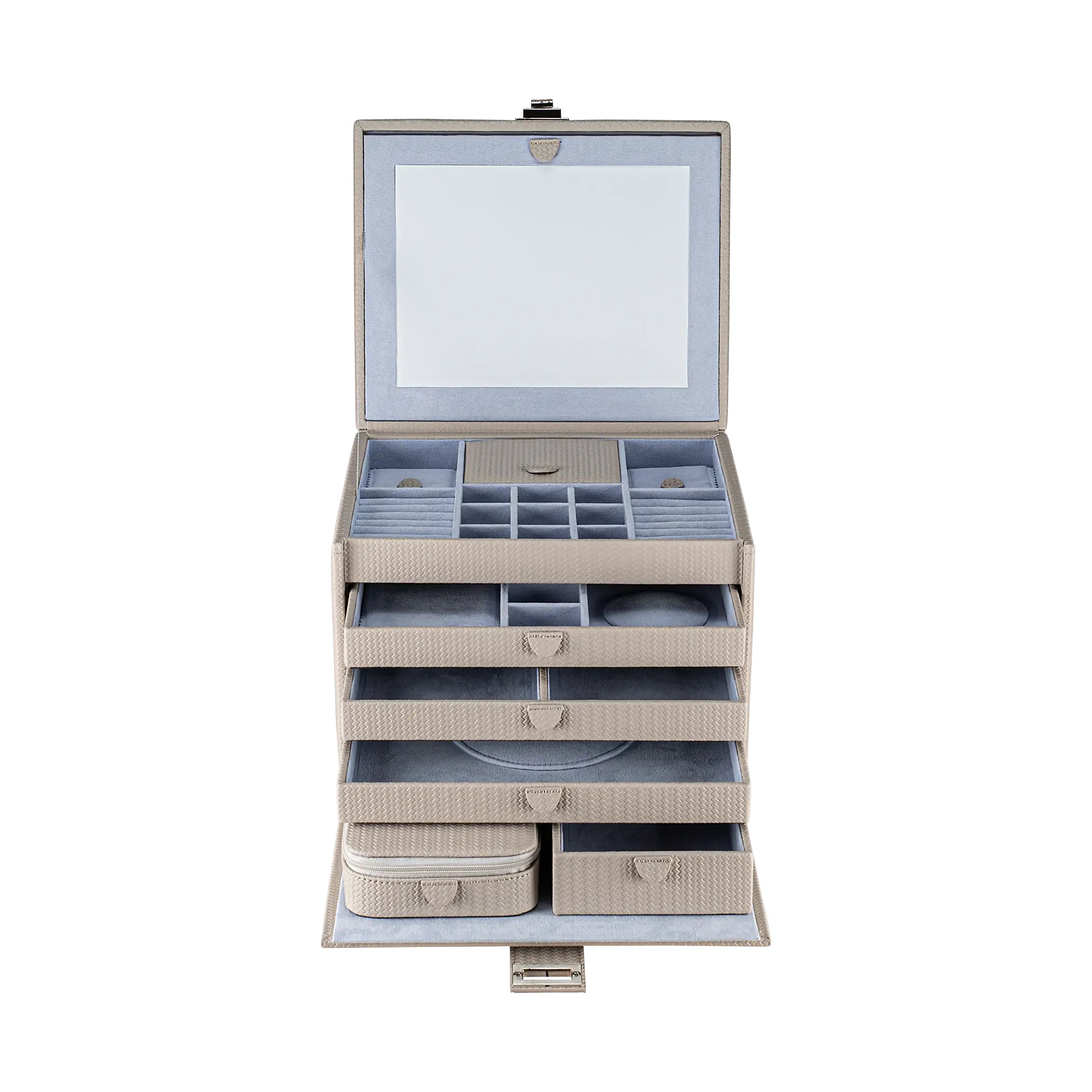 Jewellery case XL with travel case Corbello / taupe