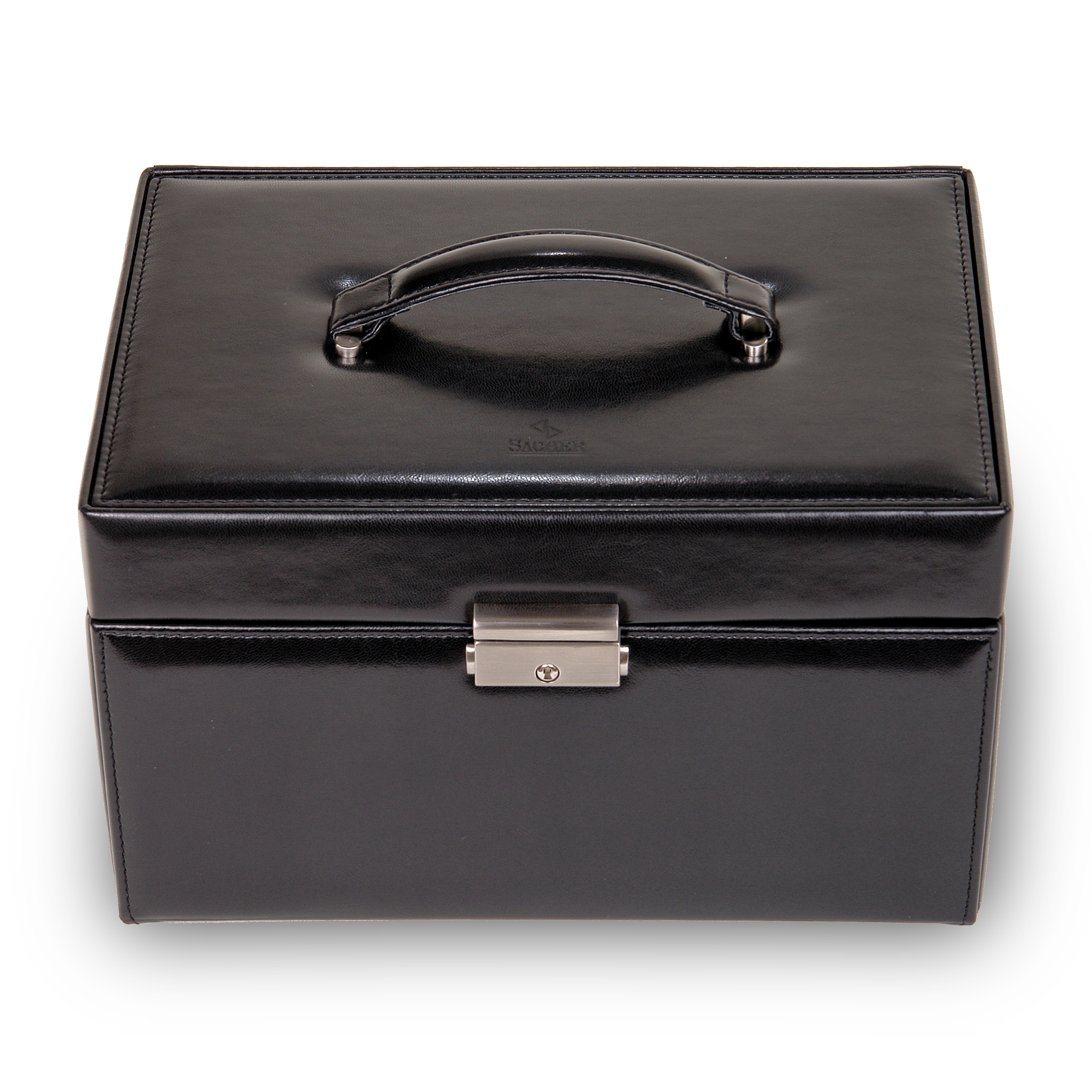 Schmuckkasten Lena new classic / schwarz (Leder) 
