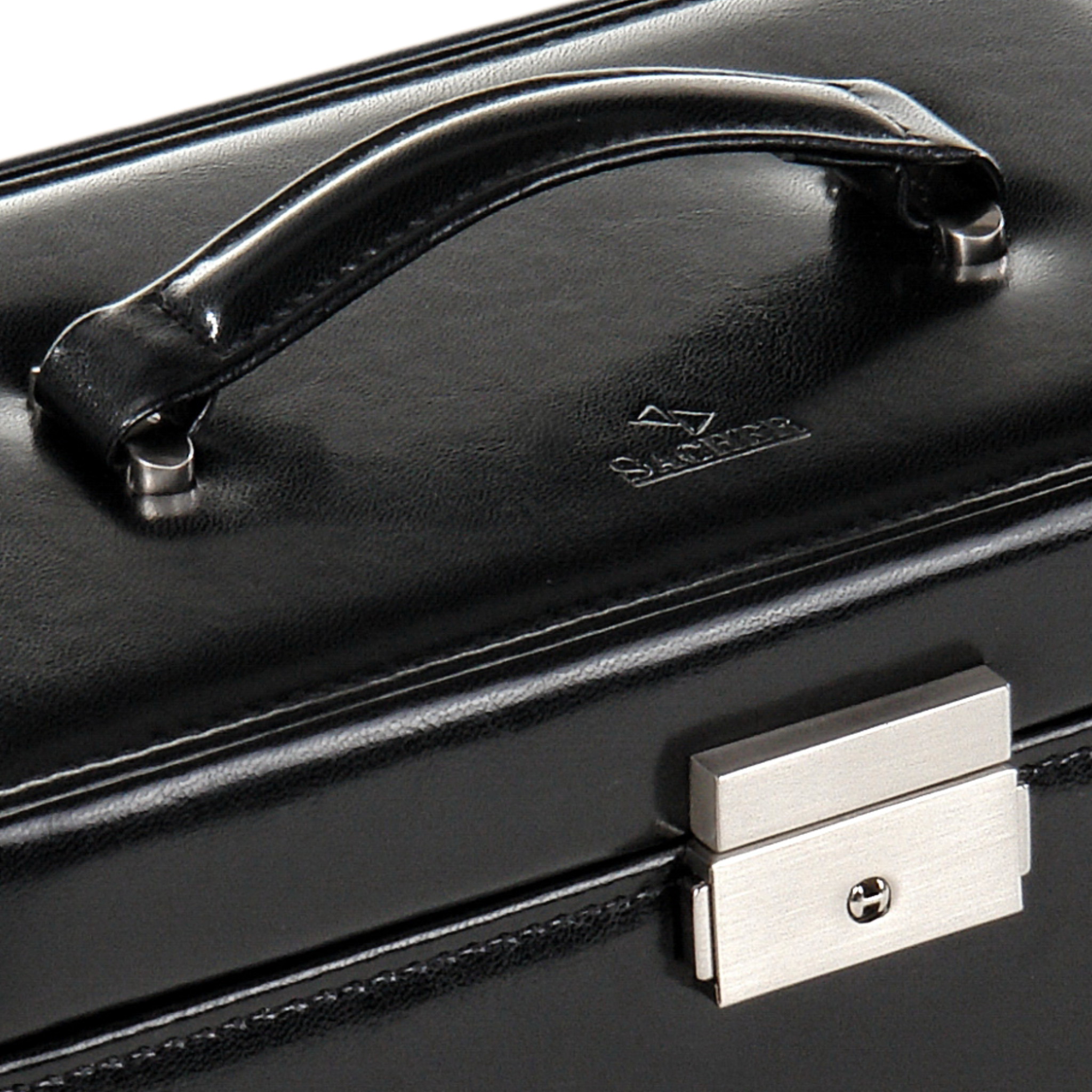 Schmuckkasten Elly new classic / schwarz (Leder) 