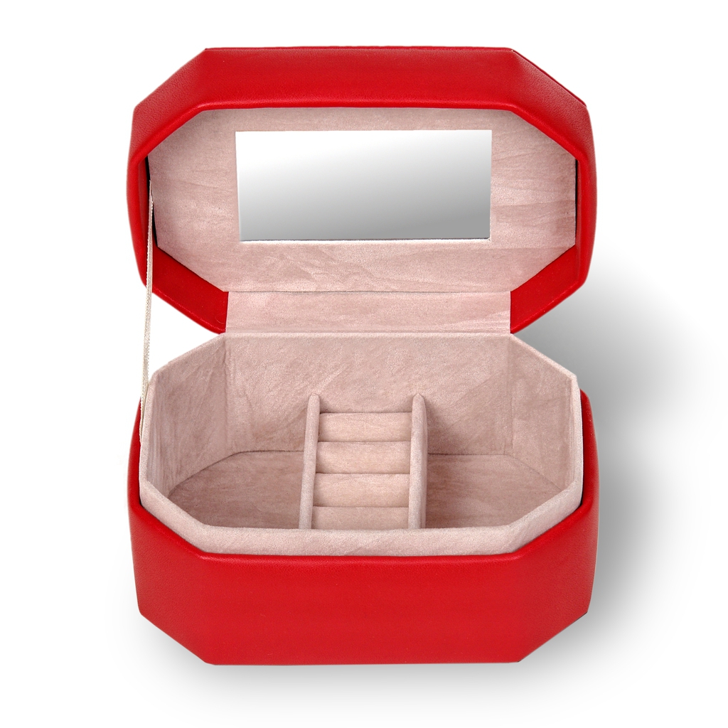 Girlie jewellery case standard / red