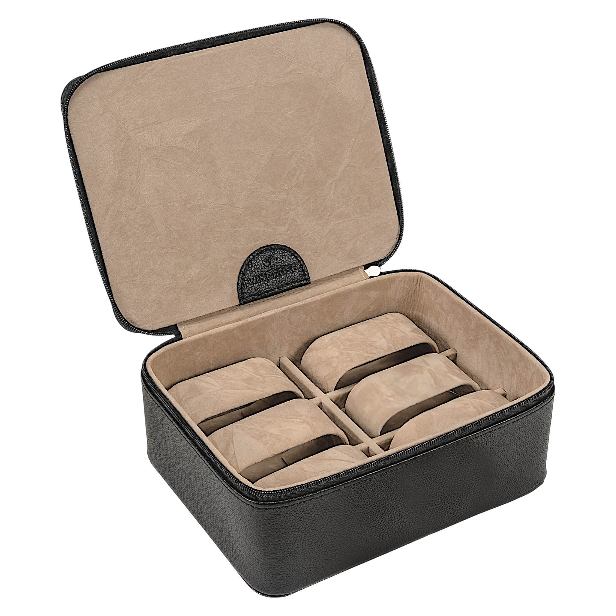 Uhrenkassette Beluga / schwarz (Leder) Uhrenkassette Beluga / schwarz (Leder)