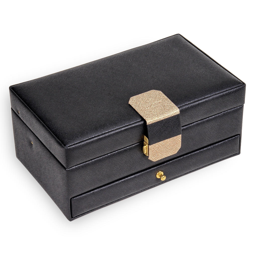 Jewellery box Helen saffiano / black