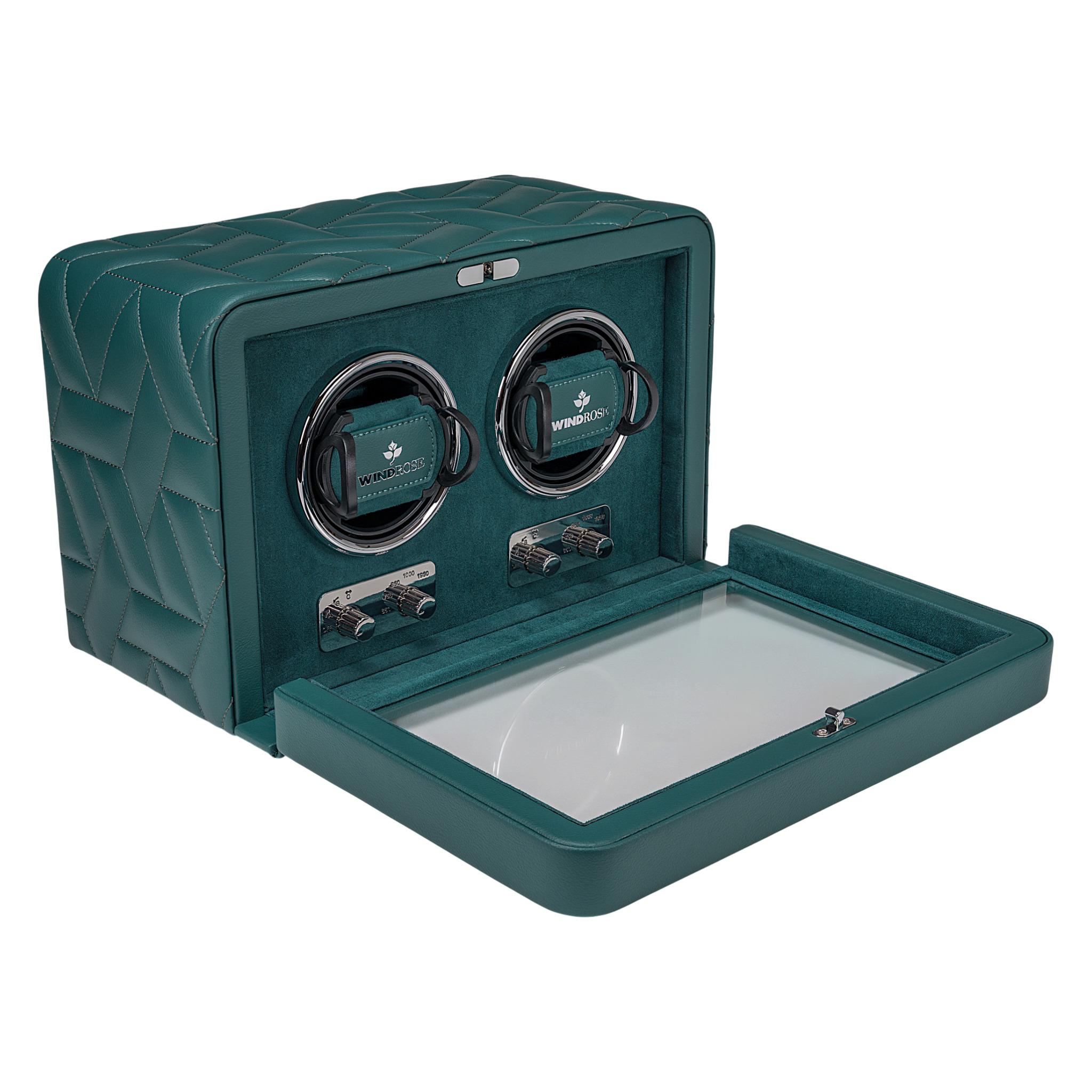 Uhrenbeweger 2 Uhren Noblesse / petrol