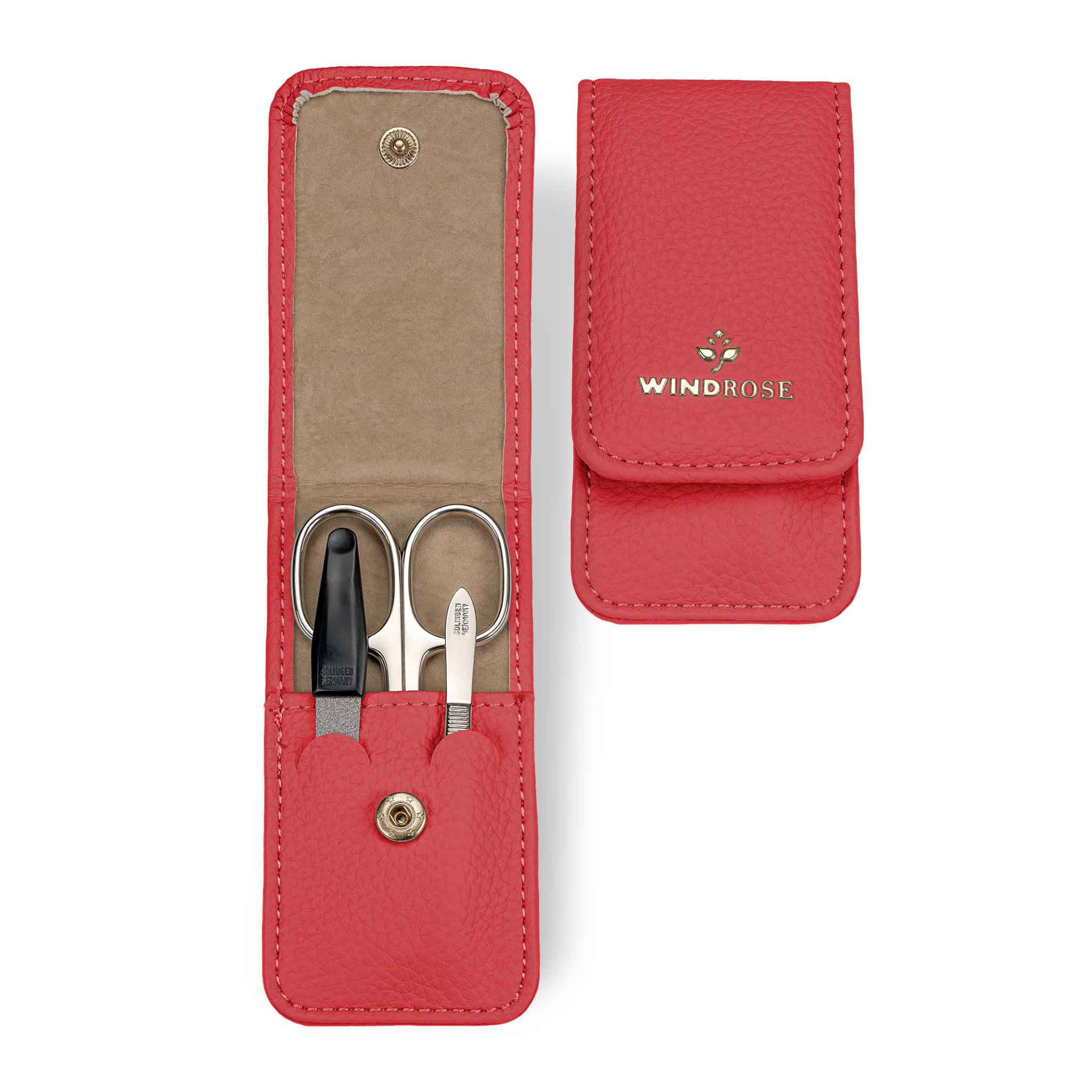 3-teilig Maniküretui aurora / koralle