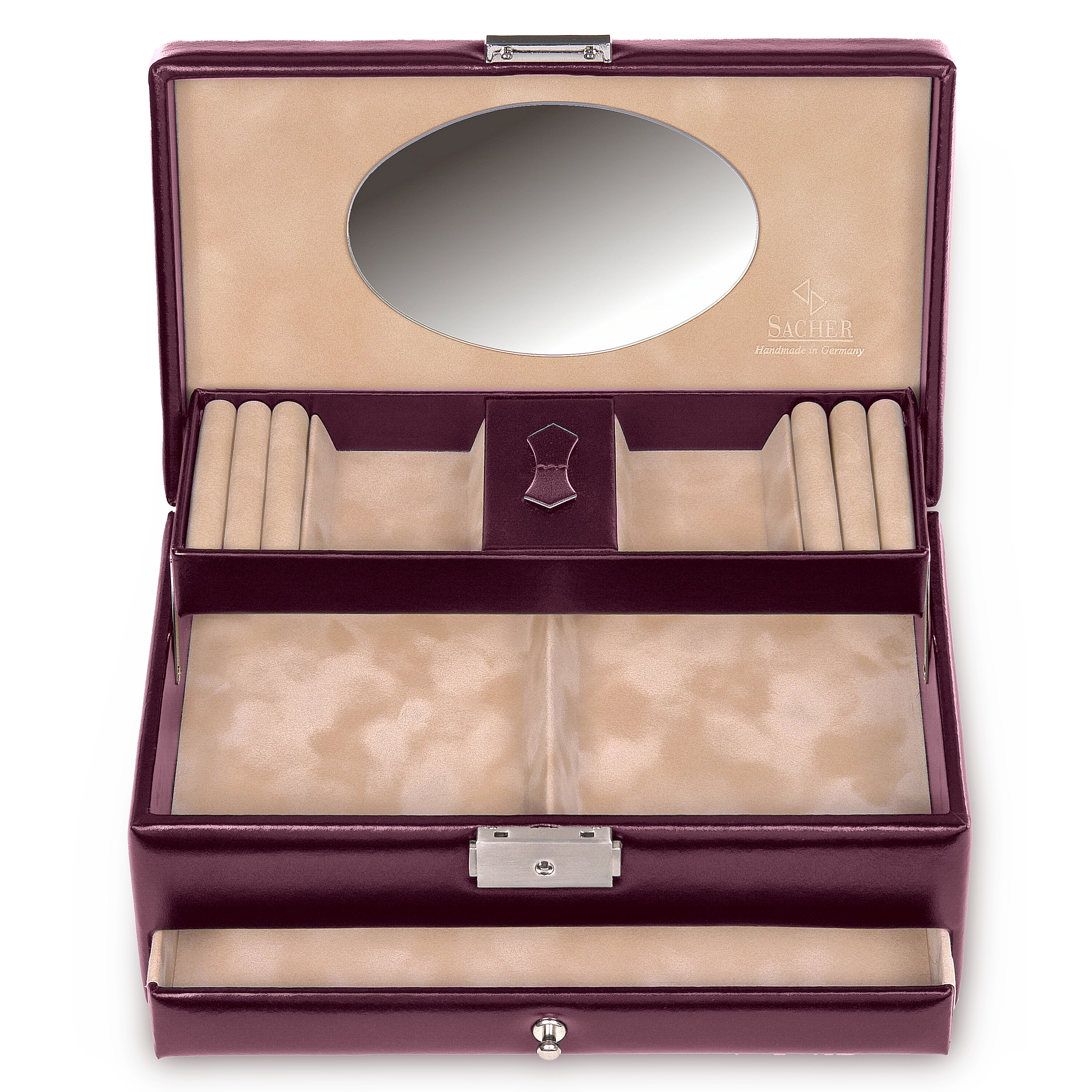 Jewellery box Hanna new classic / bordeaux (leather) 