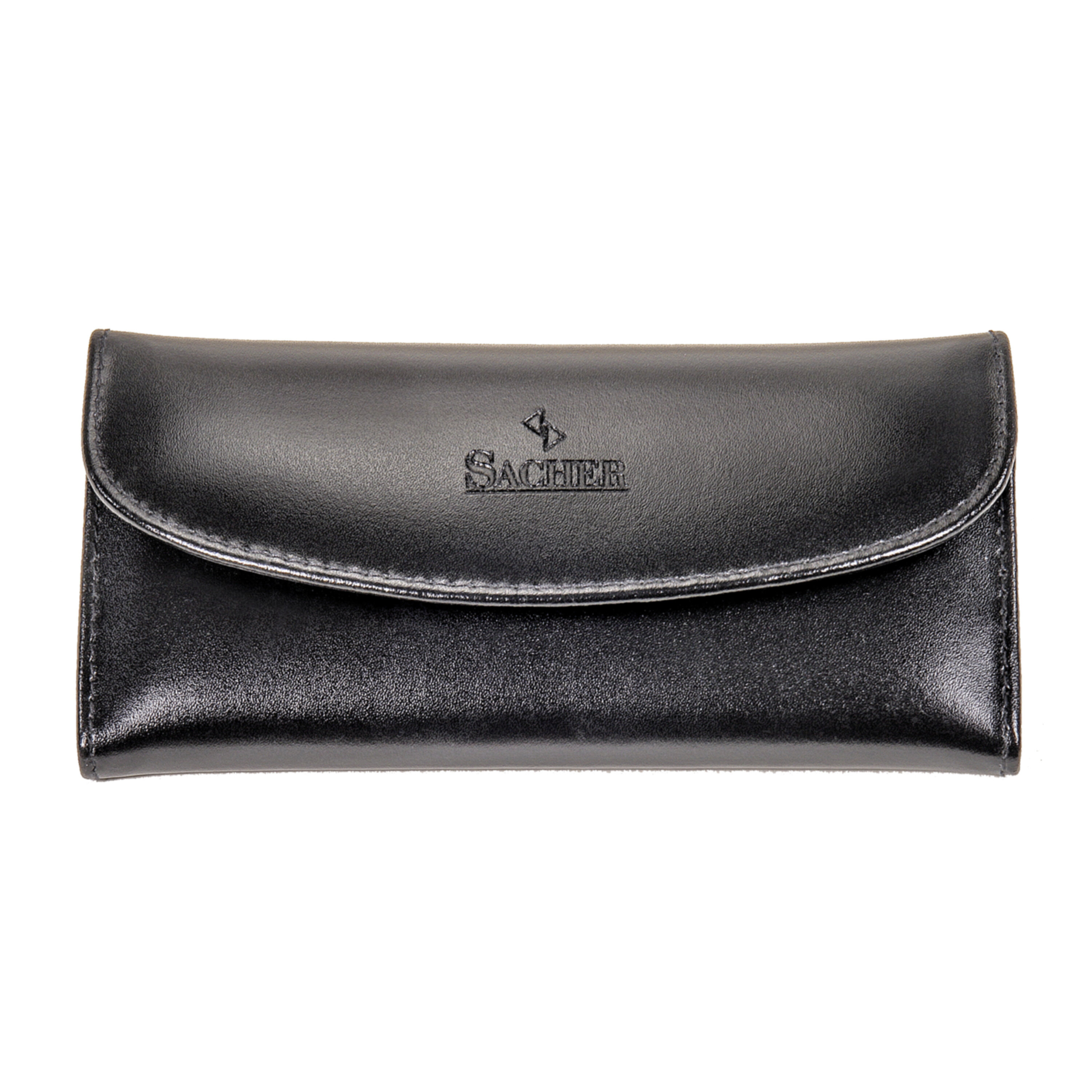 6-piece manicure case Manicure set / black (leather) 