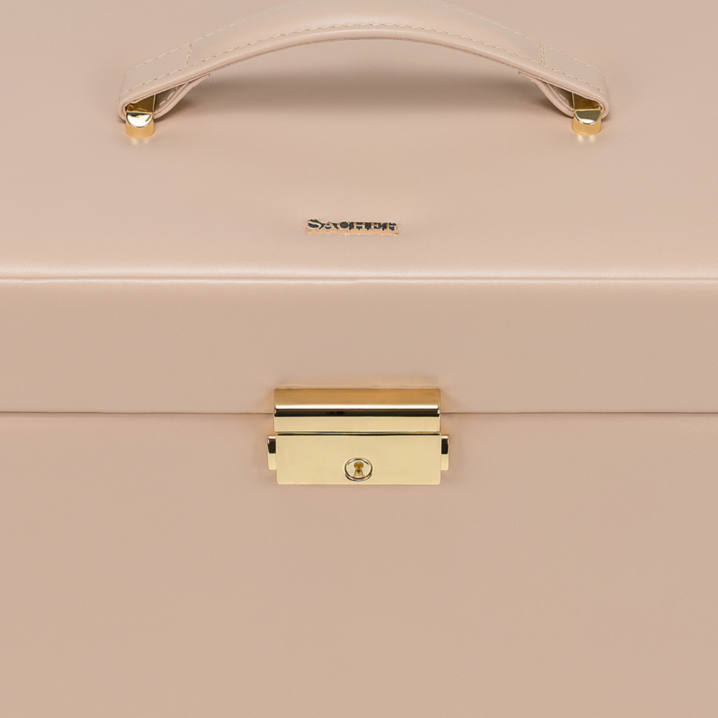 Schmuckkasten Karen pastello / beige (Leder) 