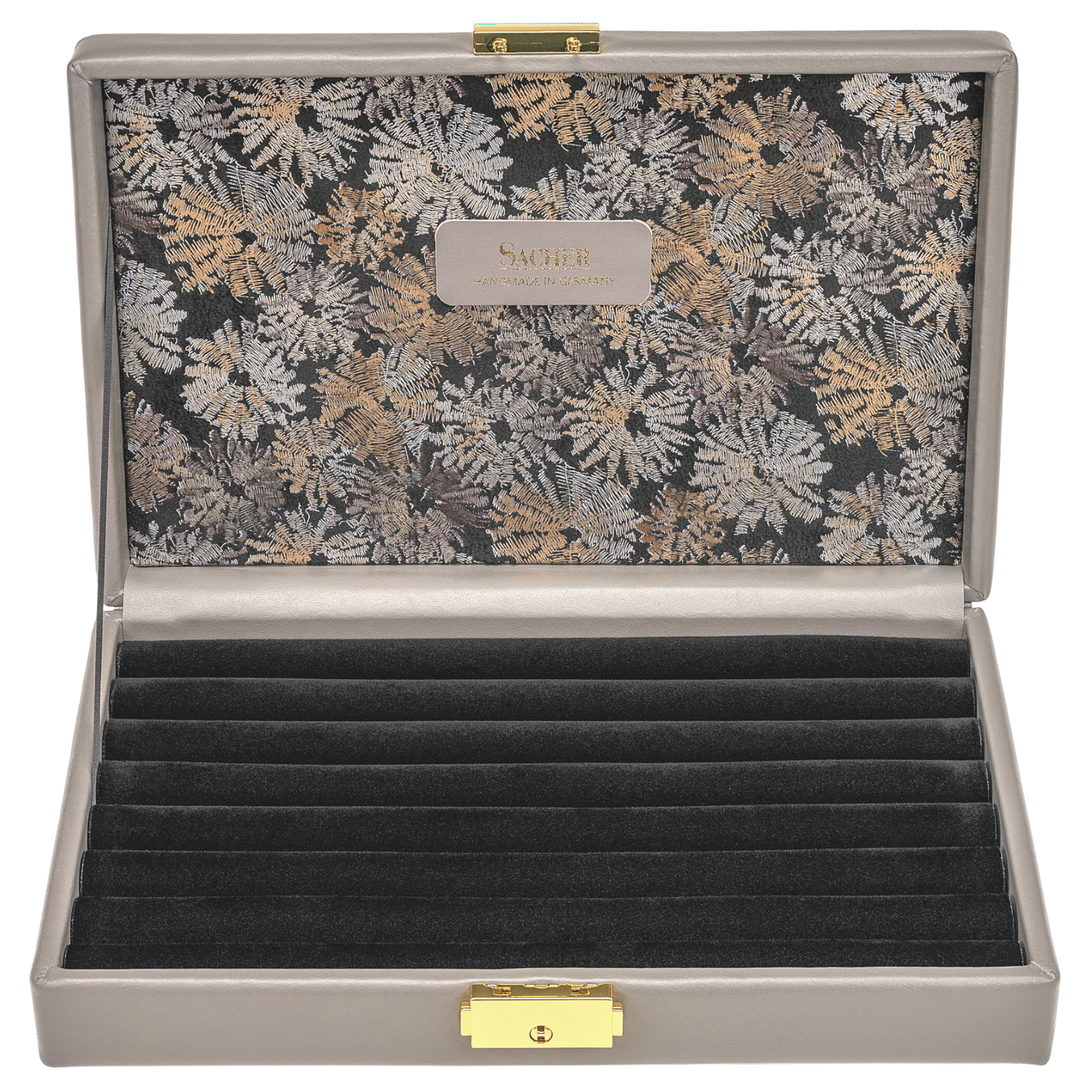 Ringetui fleur venice / grau (Leder) 