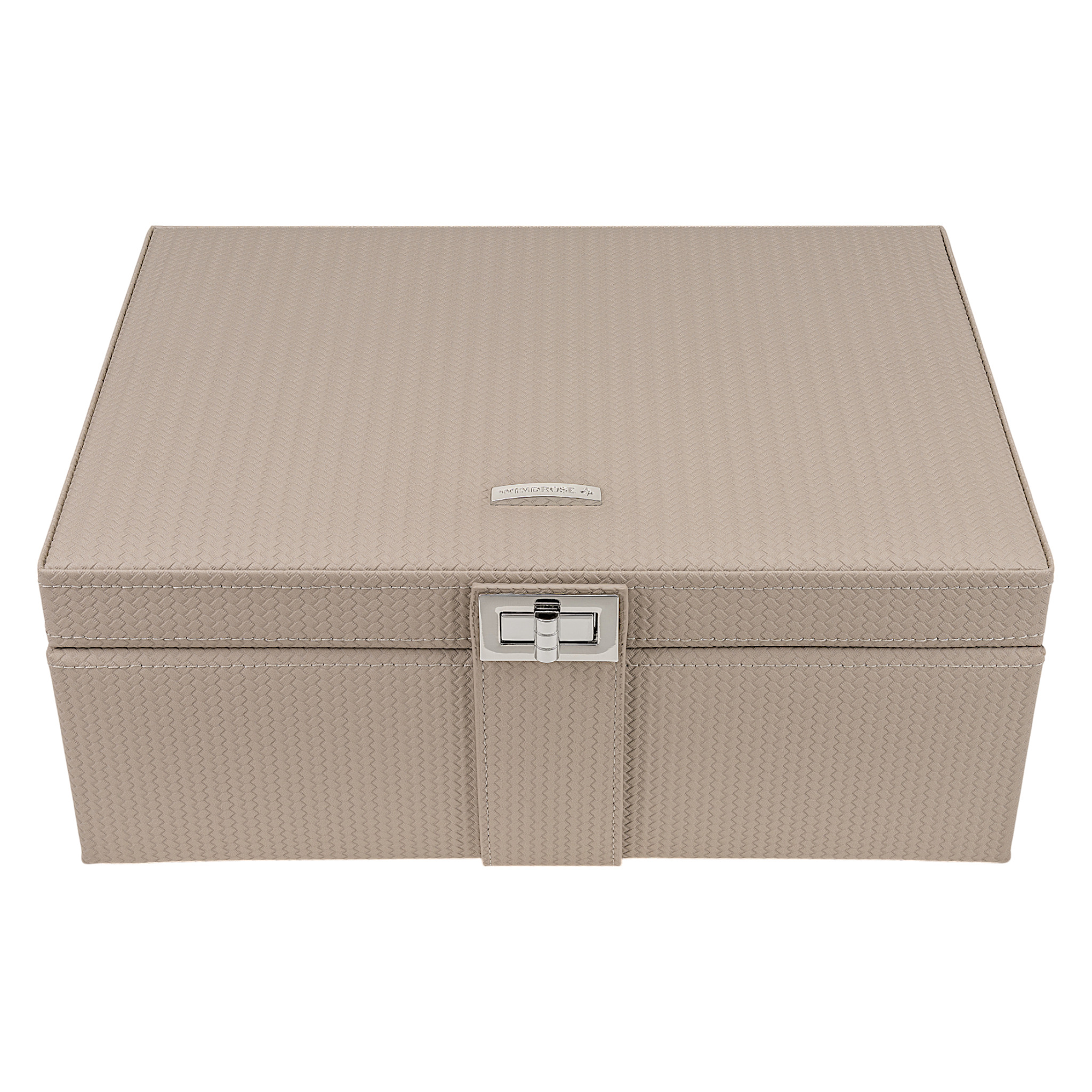 Schmuckkoffer L mit Einsatz Corbello / taupe