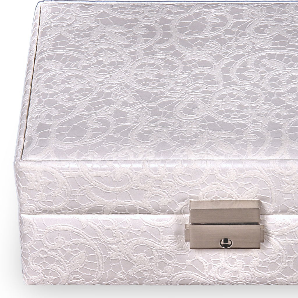 Coffret à bijoux Britta tulle / blanc