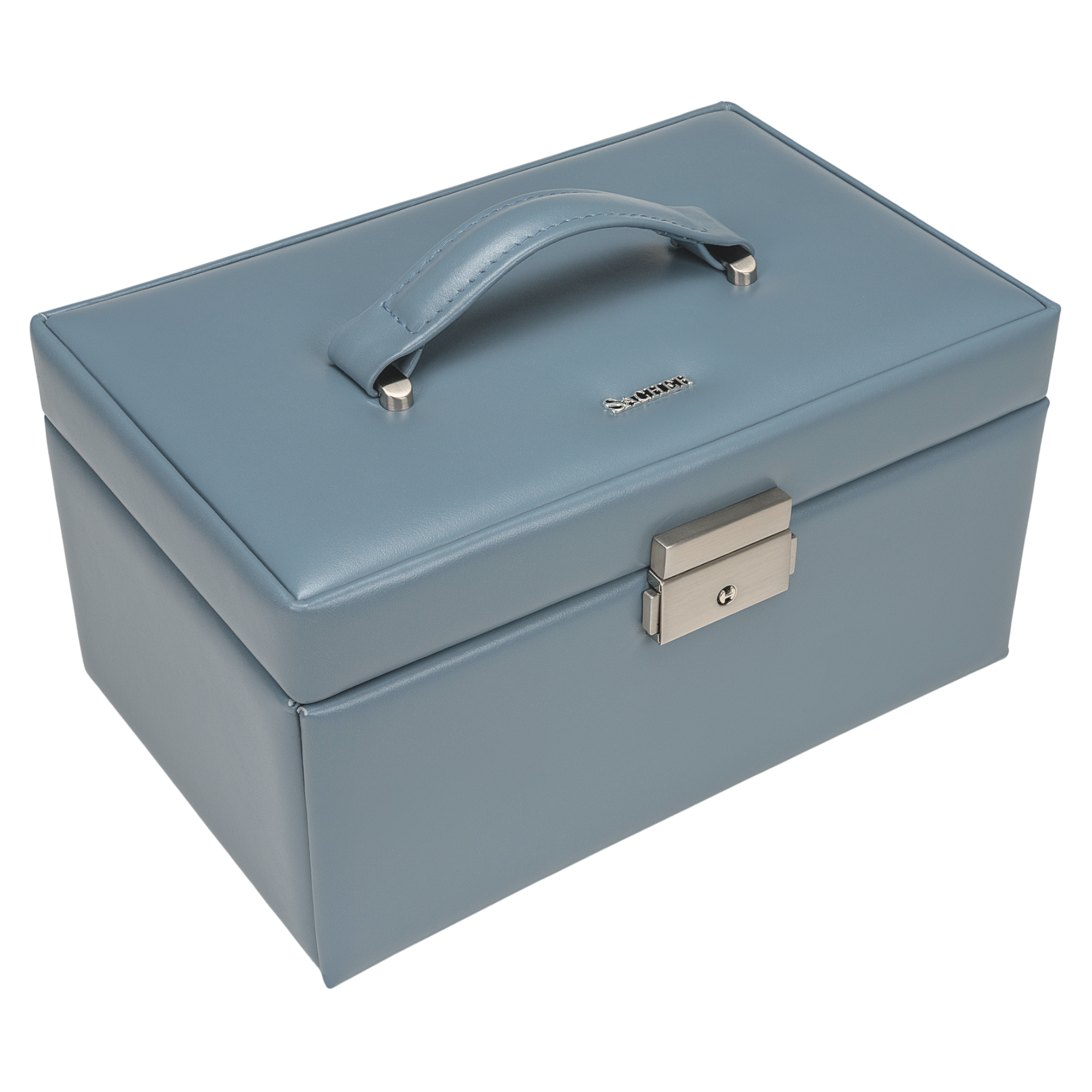 Schmuckkasten Elly pastello / hellblau (Leder) Schmuckkasten Elly pastello / hellblau (Leder)